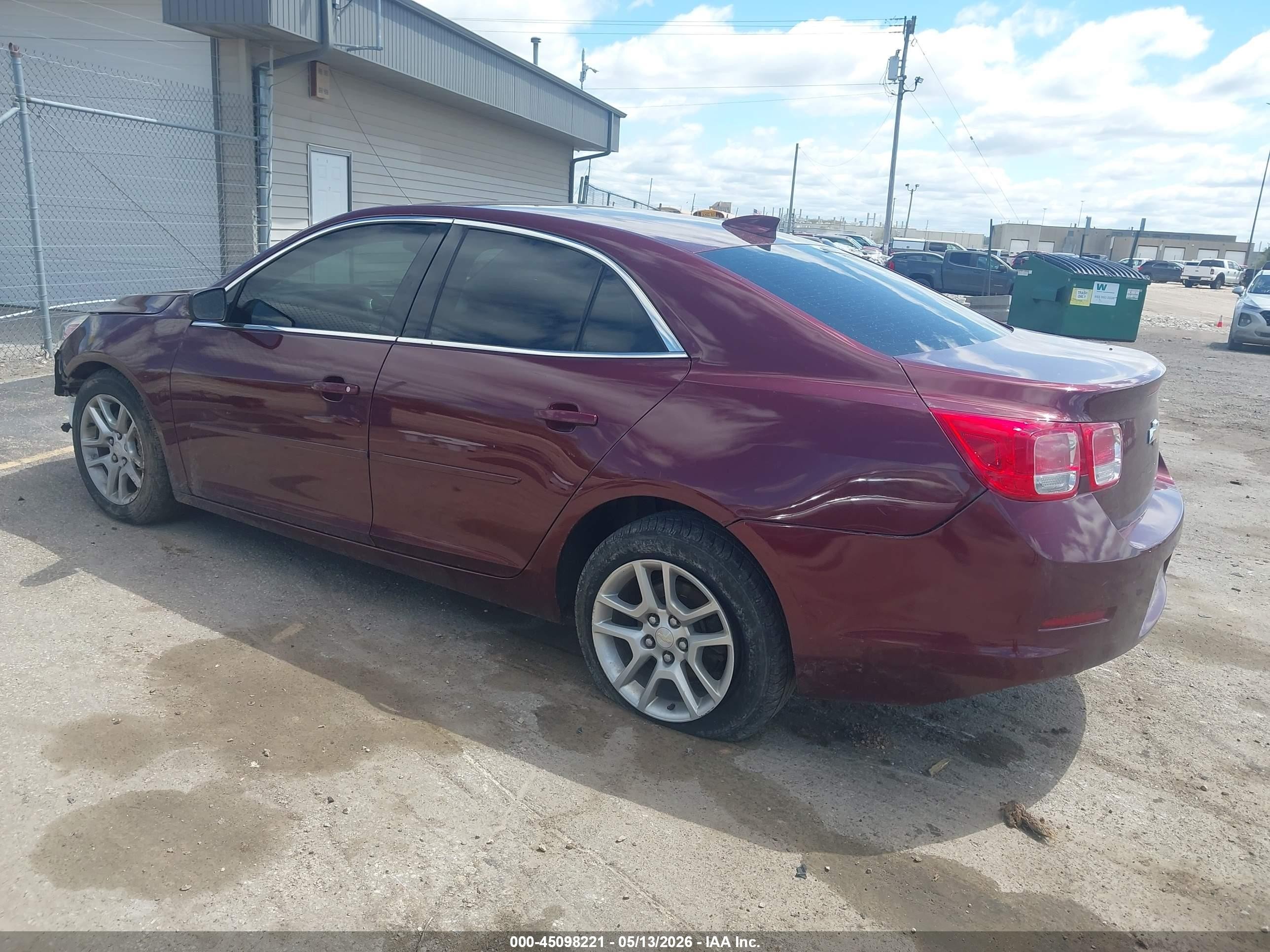 2015 Chevrolet Malibu 1lt Maroon vin: 1G11C5SL1FF274337