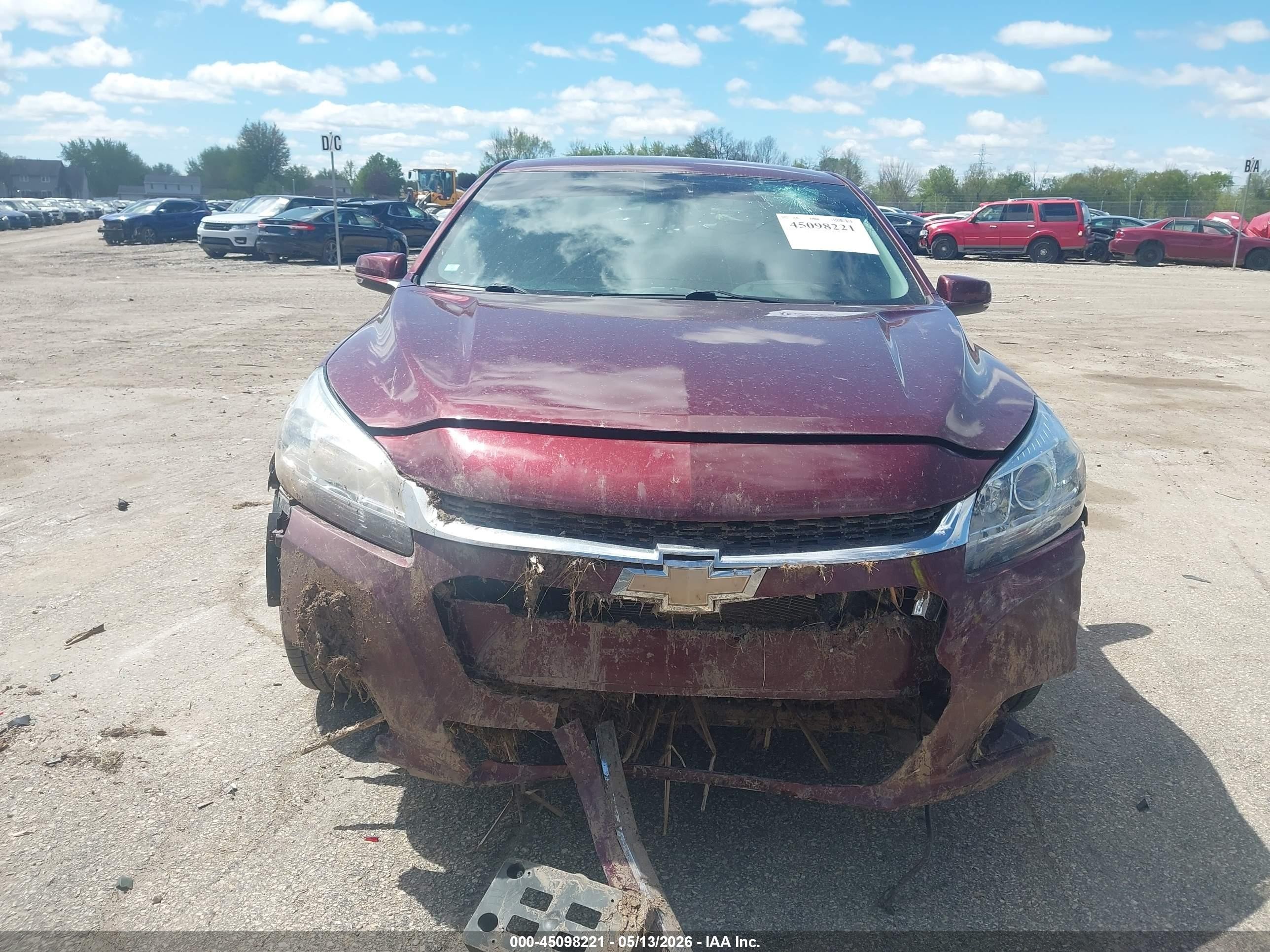 2015 Chevrolet Malibu 1lt Maroon vin: 1G11C5SL1FF274337