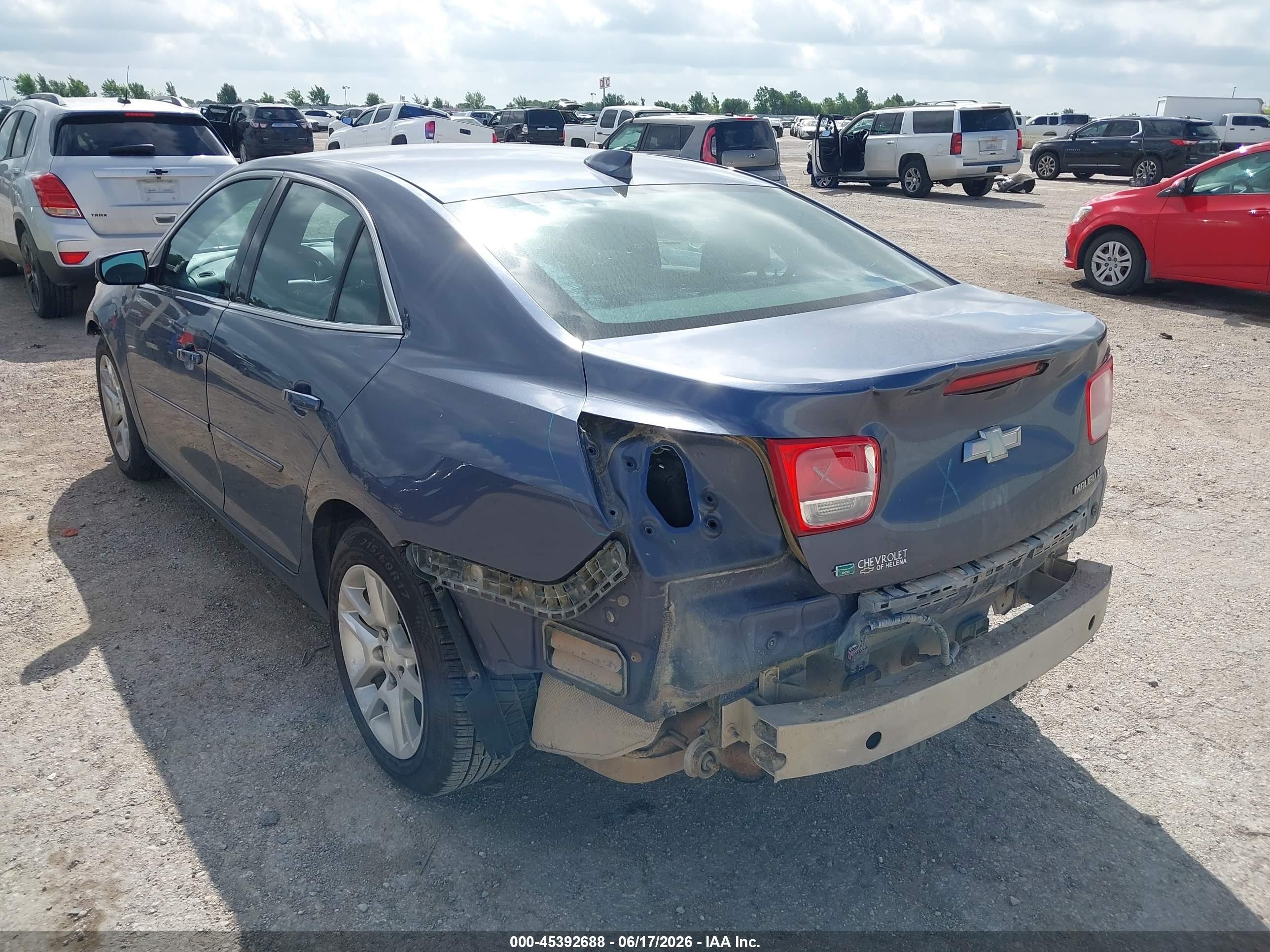 2015 Chevrolet Malibu 1lt Blue vin: 1G11C5SL1FF292305