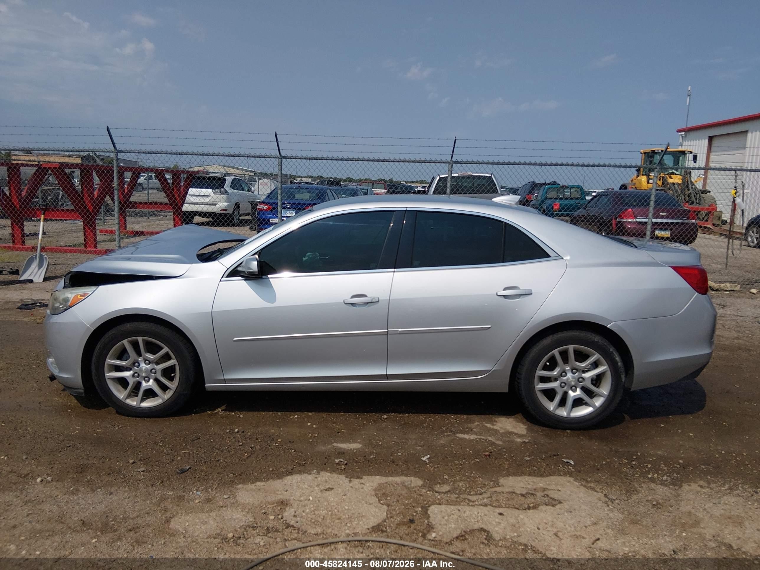 2015 Chevrolet Malibu 1lt Серебряный vin: 1G11C5SL1FF300497