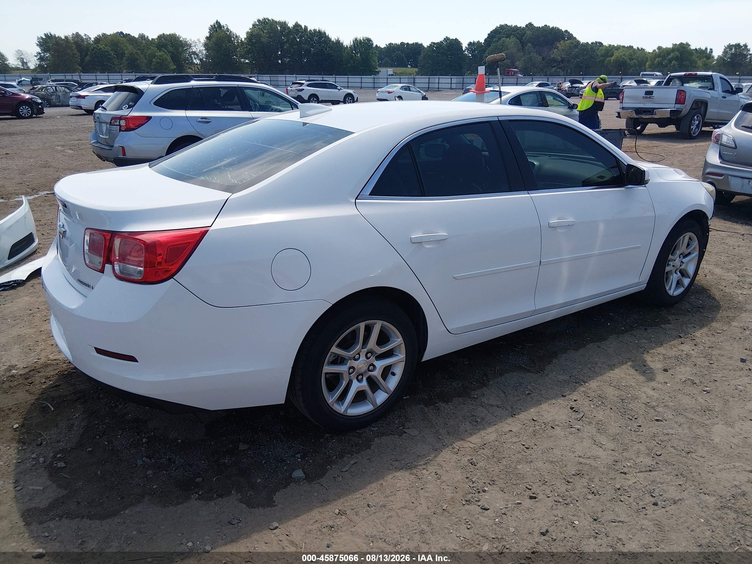 2015 Chevrolet Malibu 1lt White vin: 1G11C5SL1FF316487