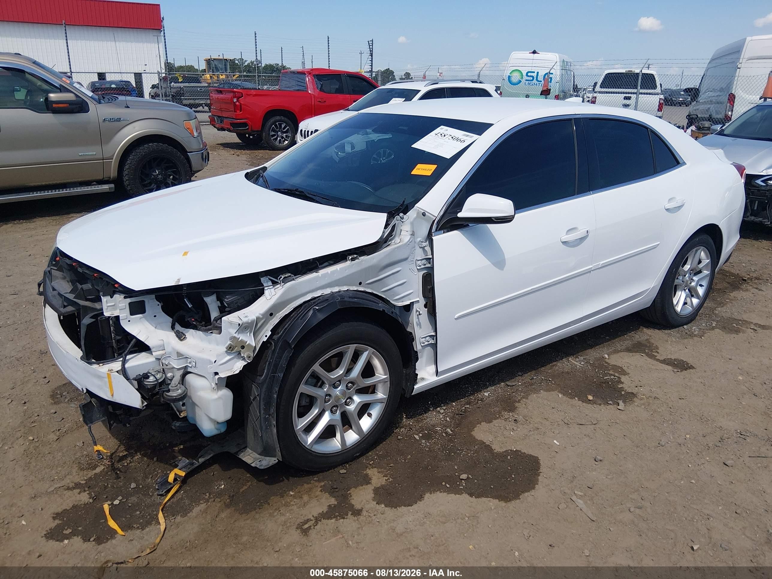 2015 Chevrolet Malibu 1lt White vin: 1G11C5SL1FF316487