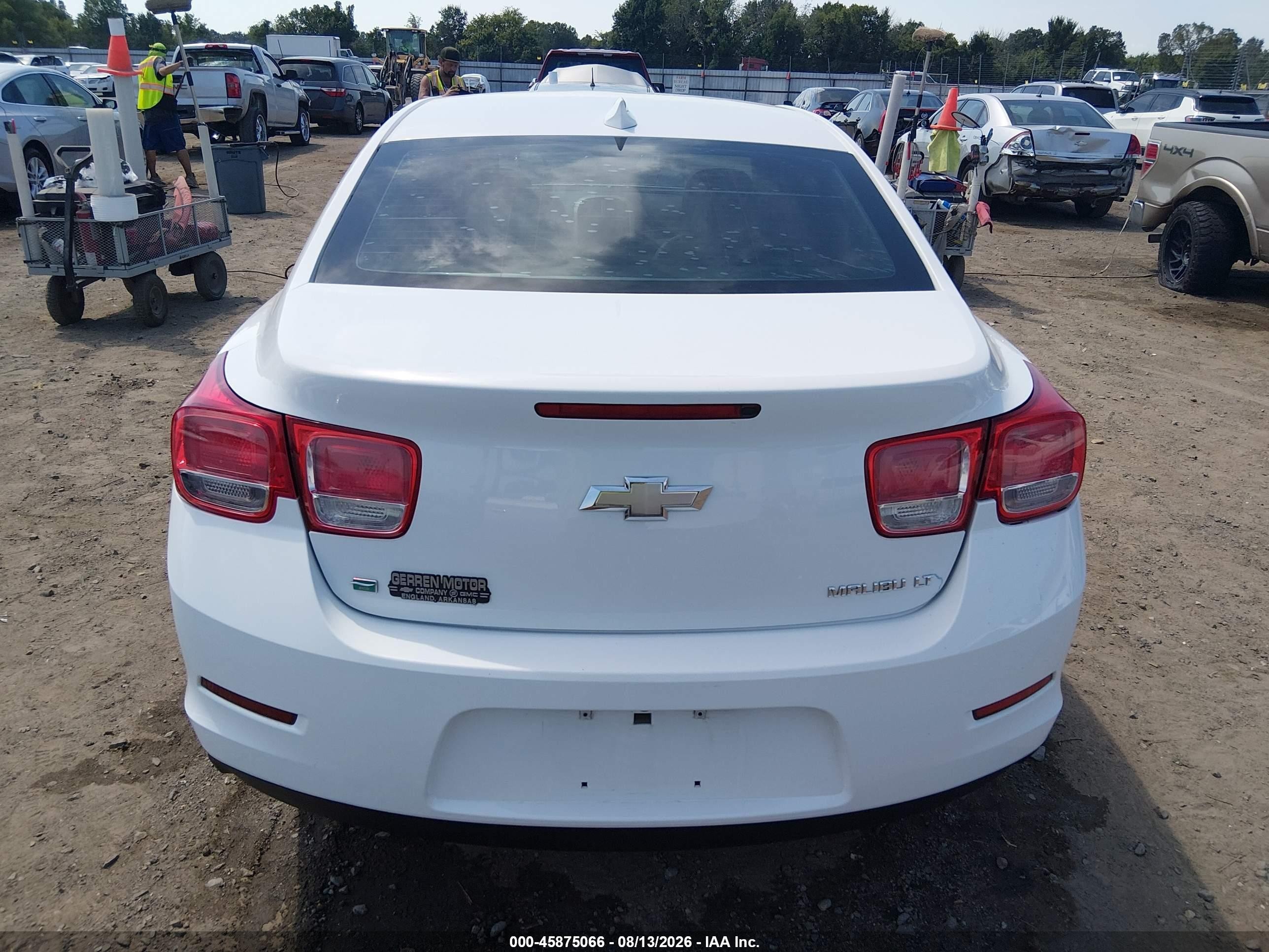 2015 Chevrolet Malibu 1lt White vin: 1G11C5SL1FF316487