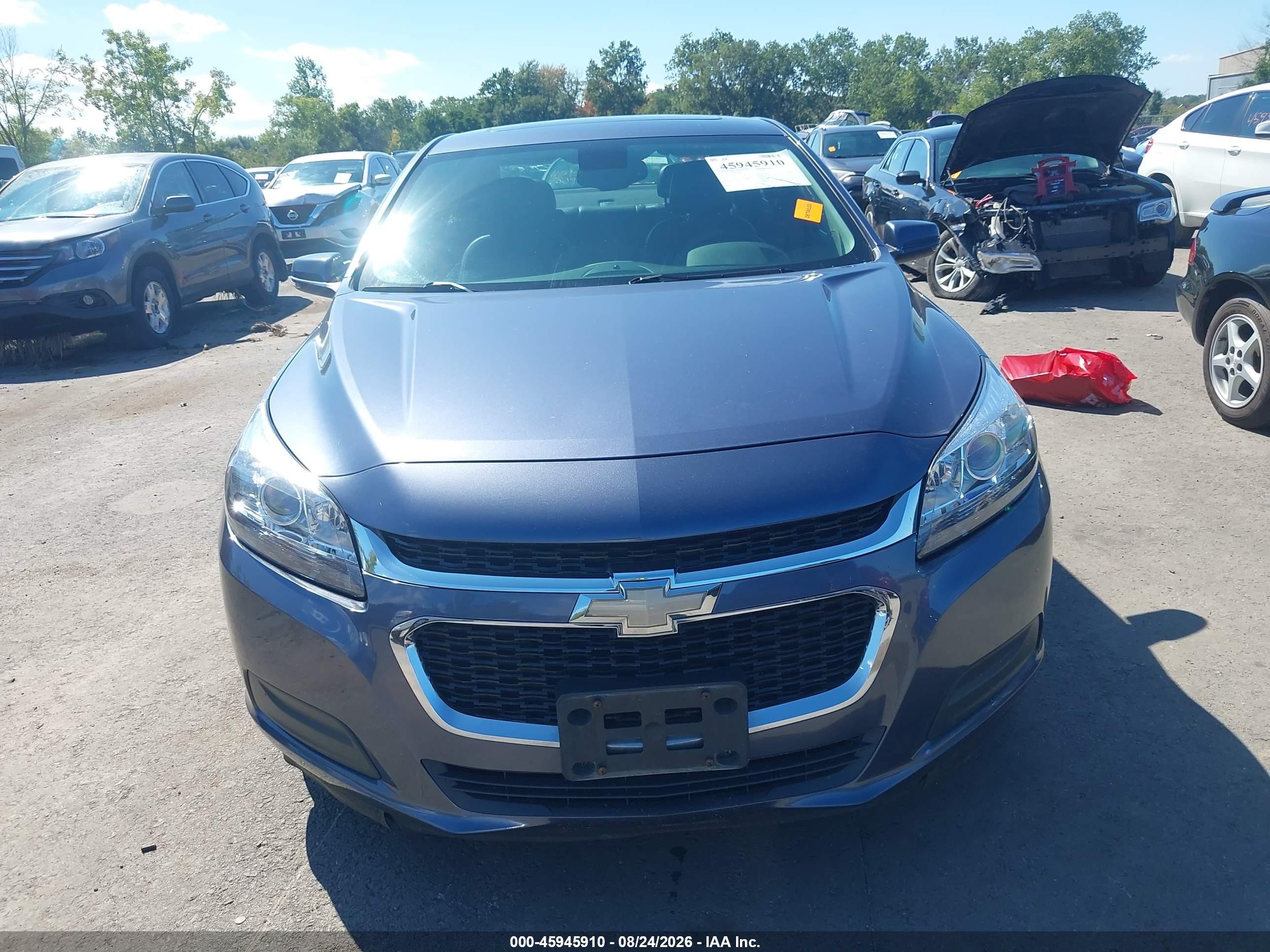 2015 Chevrolet Malibu 1lt Blue vin: 1G11C5SL1FF333659