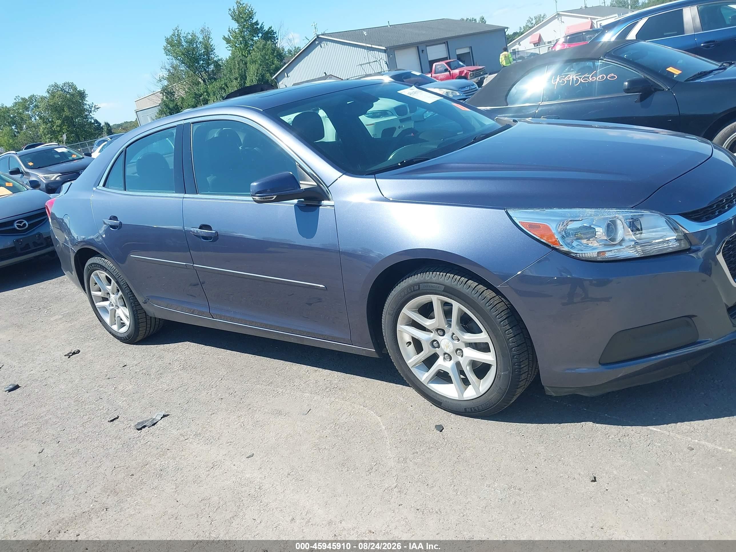 2015 Chevrolet Malibu 1lt Blue vin: 1G11C5SL1FF333659
