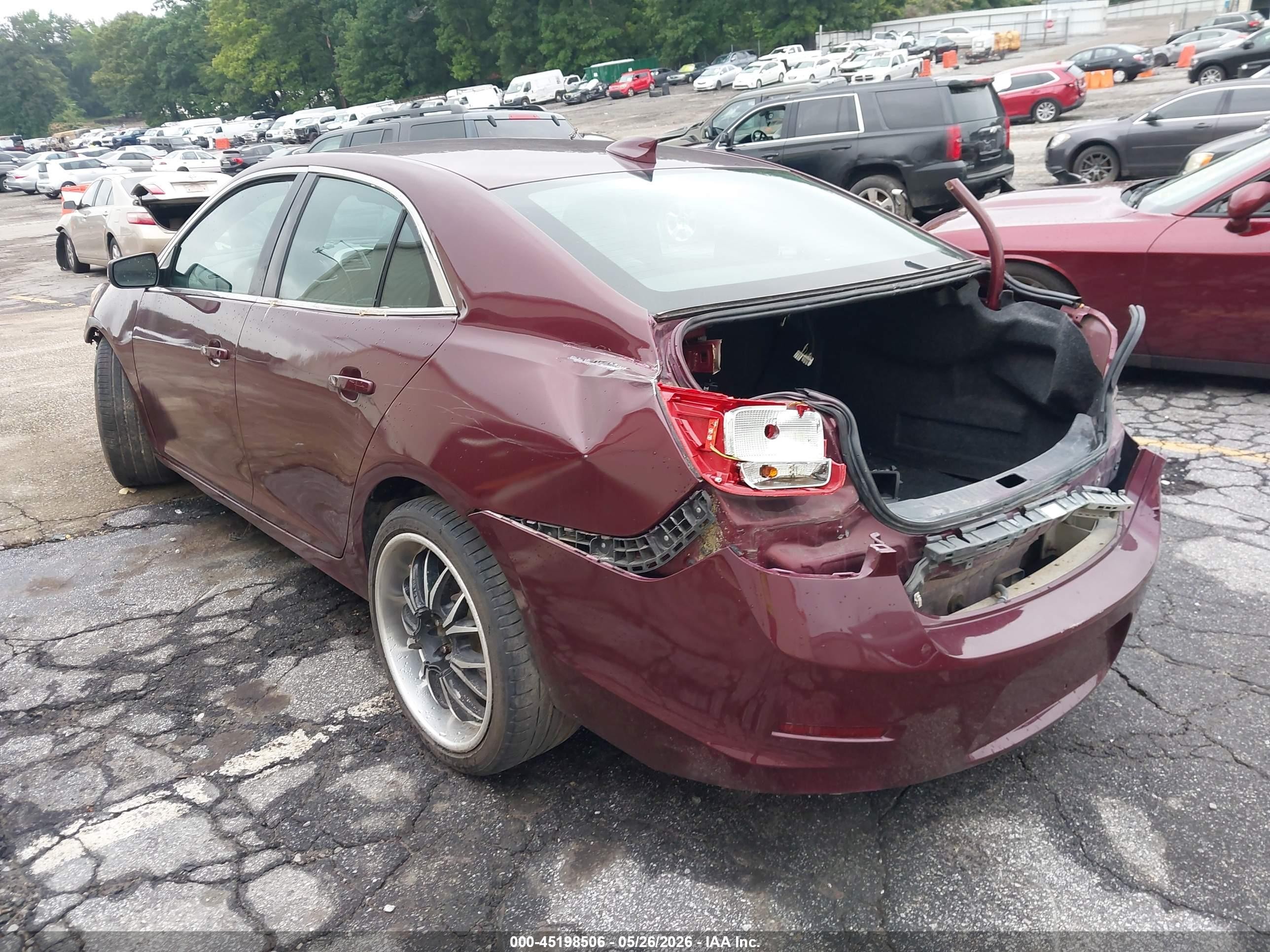 2015 Chevrolet Malibu 1lt Maroon vin: 1G11C5SL1FF346024