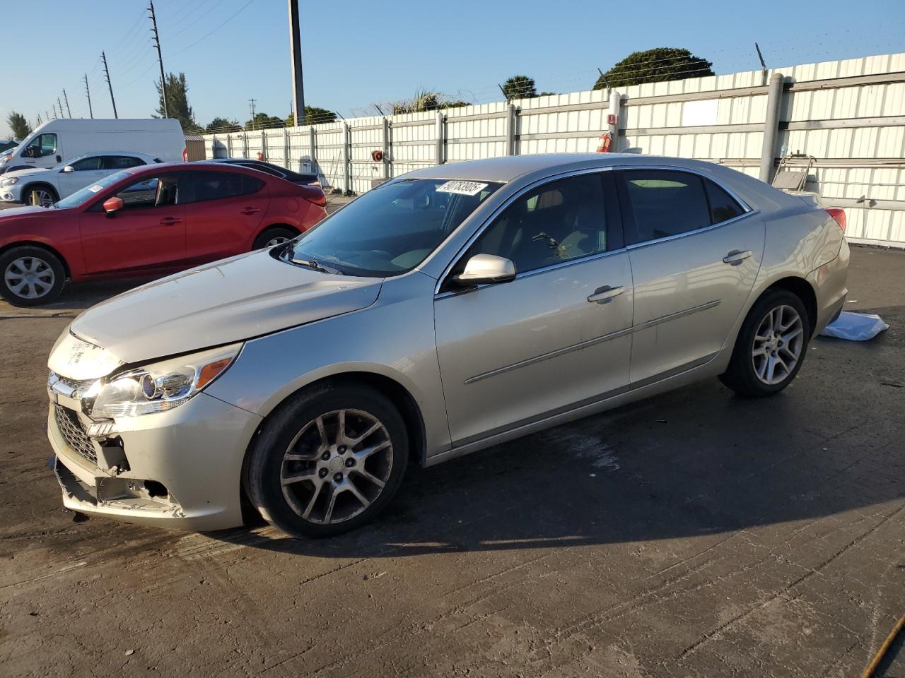 2015 Chevrolet Malibu 1lt Silver vin: 1G11C5SL1FF349229