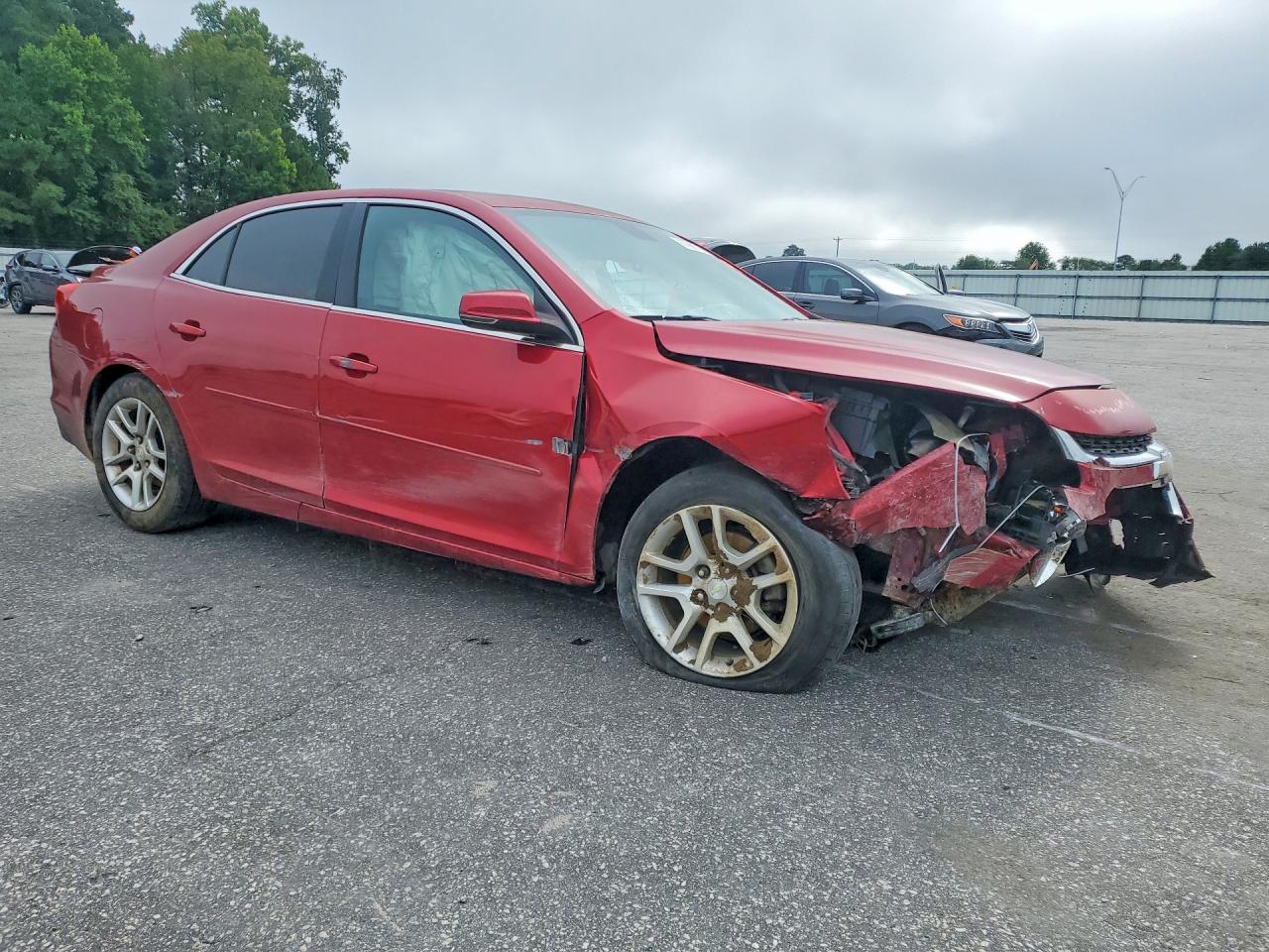 2014 Chevrolet Malibu 1lt Red vin: 1G11C5SL2EF105829