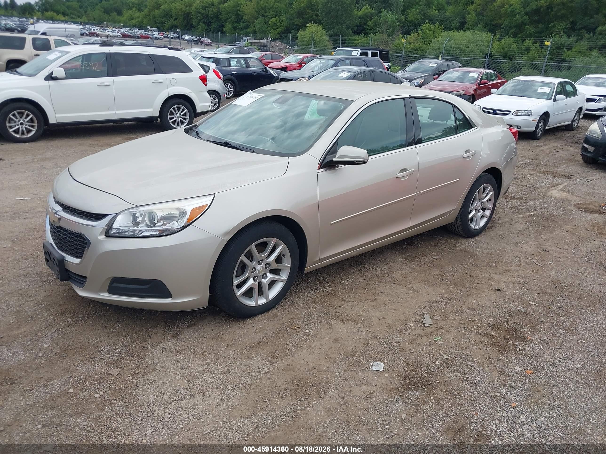 2014 Chevrolet Malibu 1lt Золотой vin: 1G11C5SL2EF131640