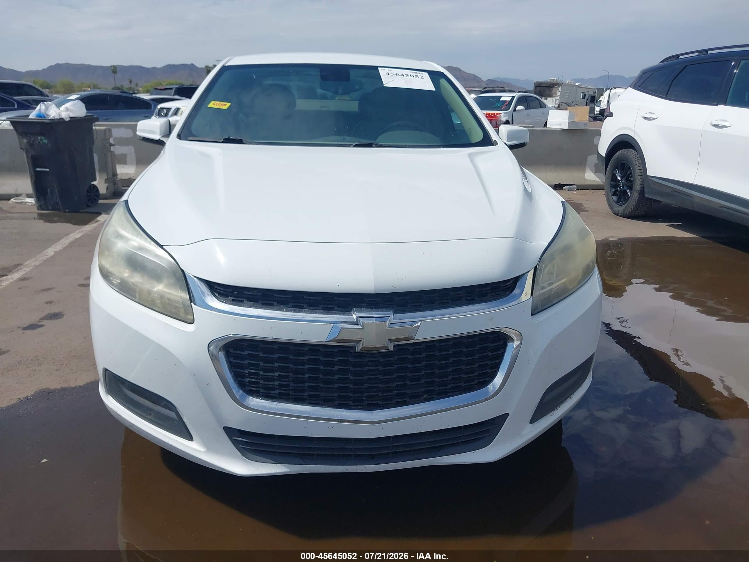 2014 Chevrolet Malibu 1lt White vin: 1G11C5SL2EF139317