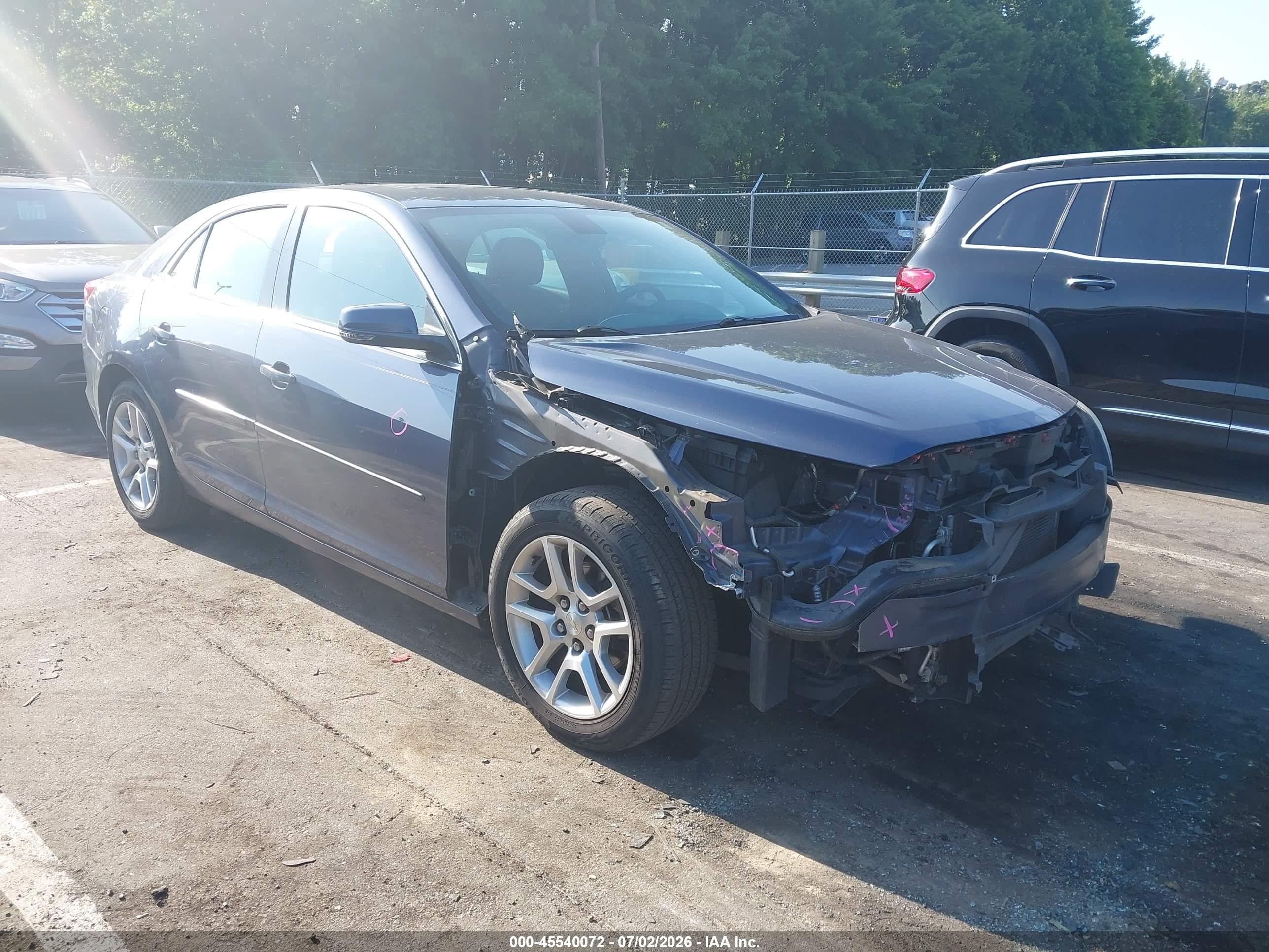 2014 Chevrolet Malibu 1lt Blue vin: 1G11C5SL2EF143593