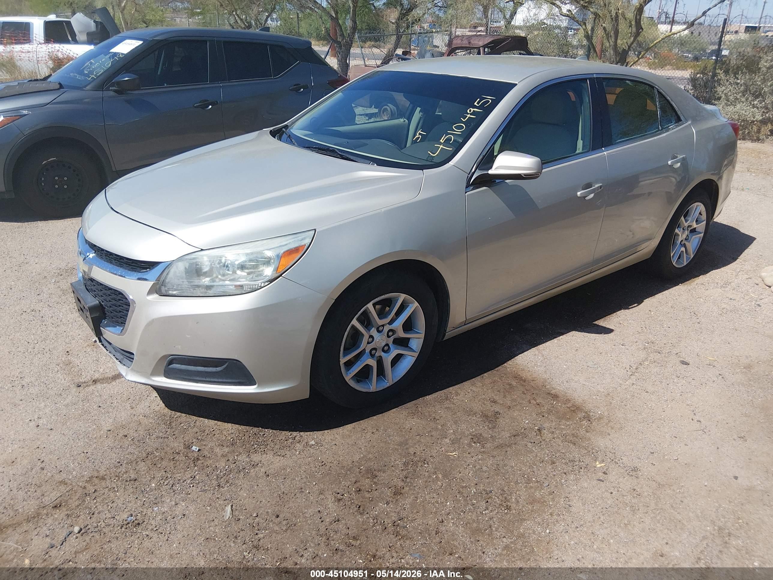 2014 Chevrolet Malibu 1lt Tan vin: 1G11C5SL2EF185178