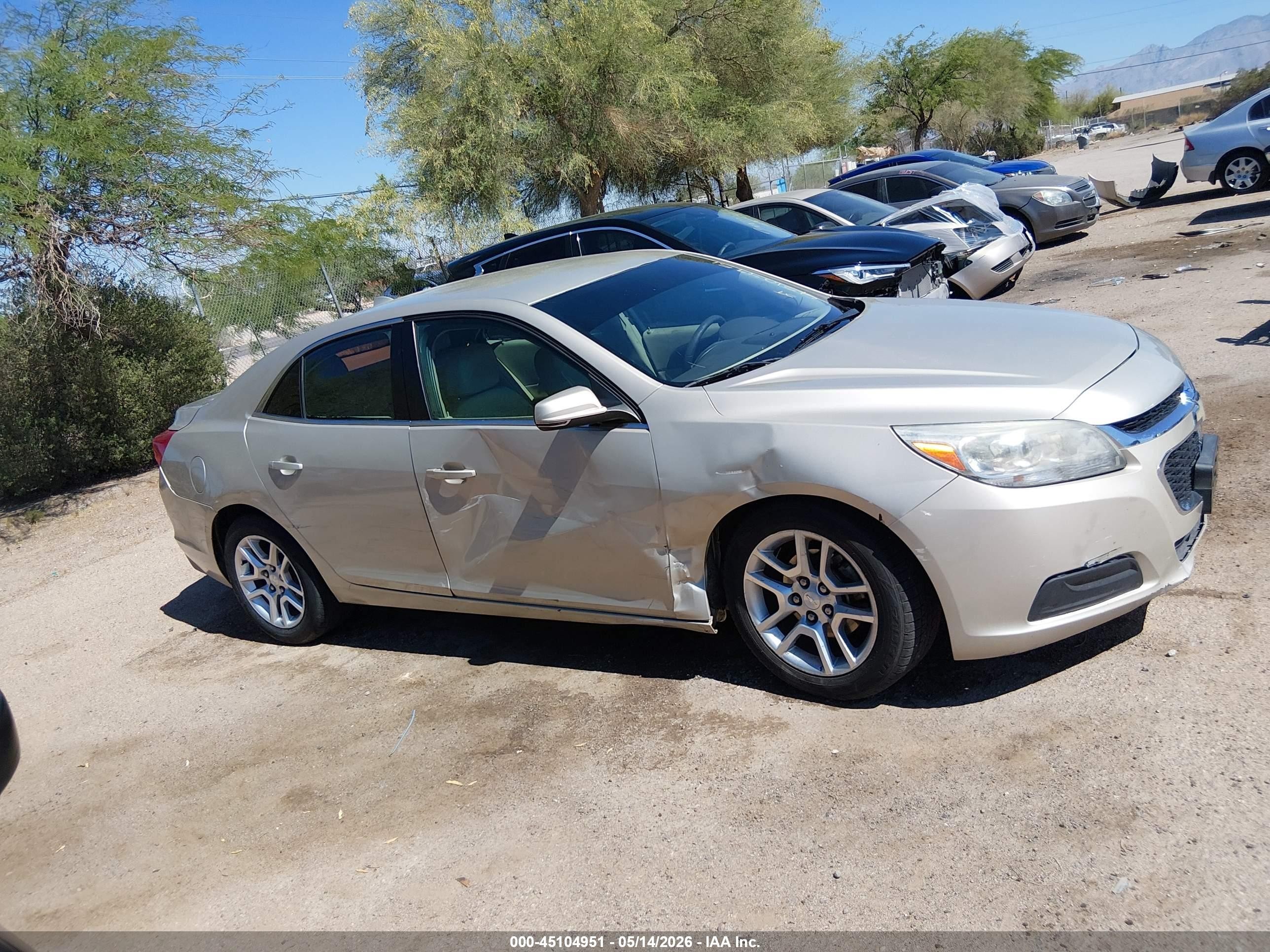 2014 Chevrolet Malibu 1lt Tan vin: 1G11C5SL2EF185178