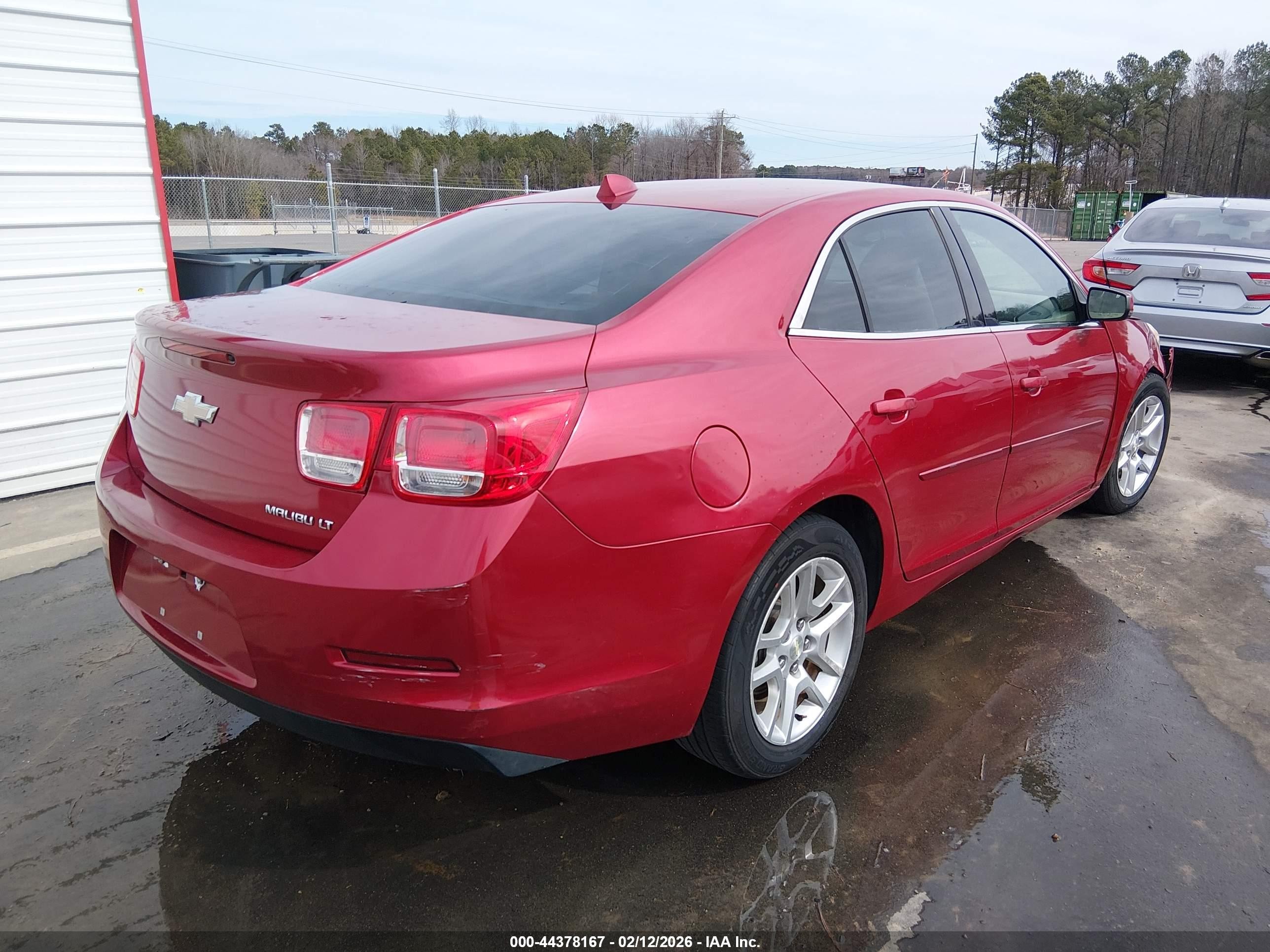 2014 Chevrolet Malibu 1lt Красный vin: 1G11C5SL2EF191255