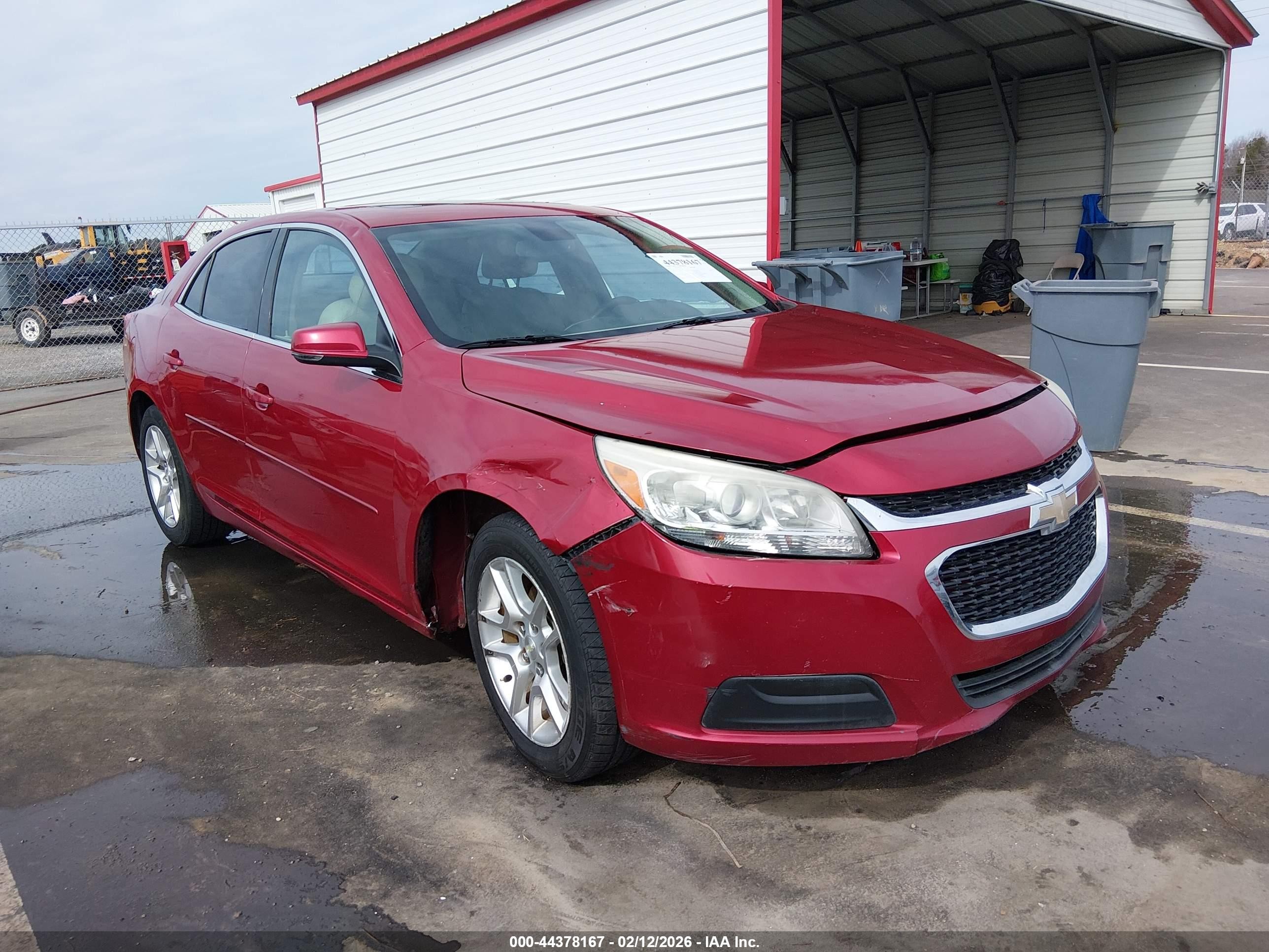 2014 Chevrolet Malibu 1lt Красный vin: 1G11C5SL2EF191255