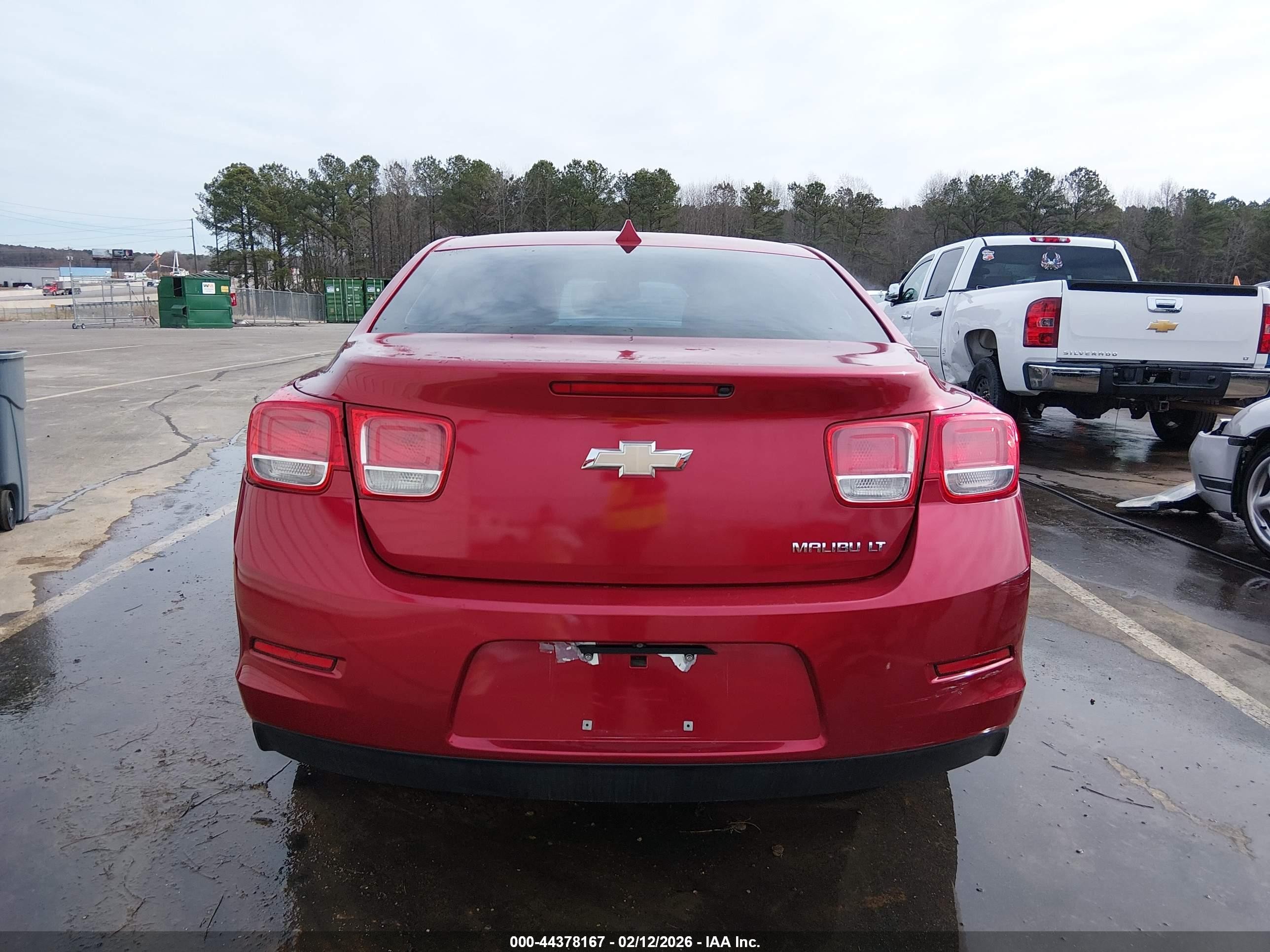 2014 Chevrolet Malibu 1lt Красный vin: 1G11C5SL2EF191255