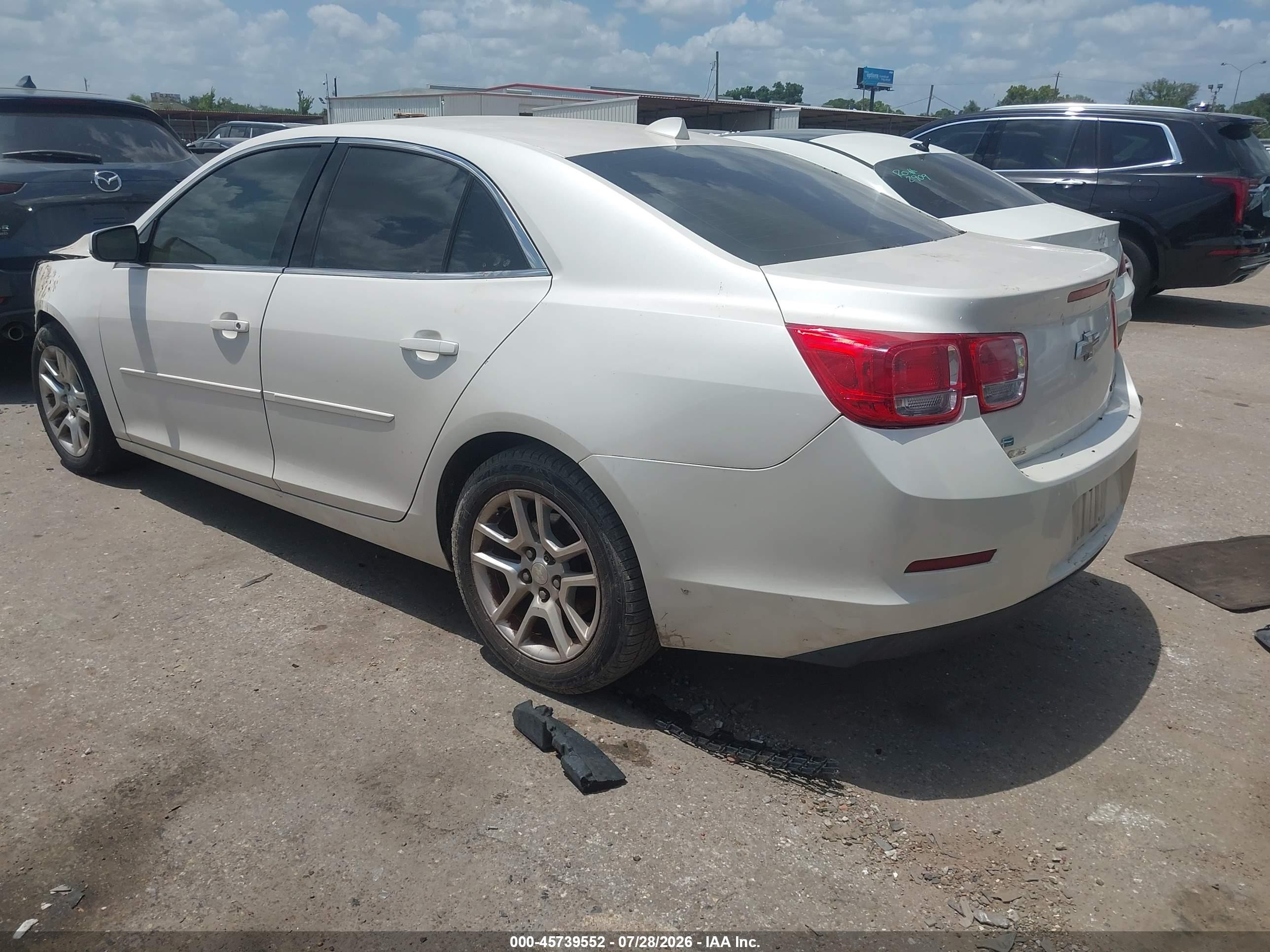 2014 Chevrolet Malibu 1lt White vin: 1G11C5SL2EF214520