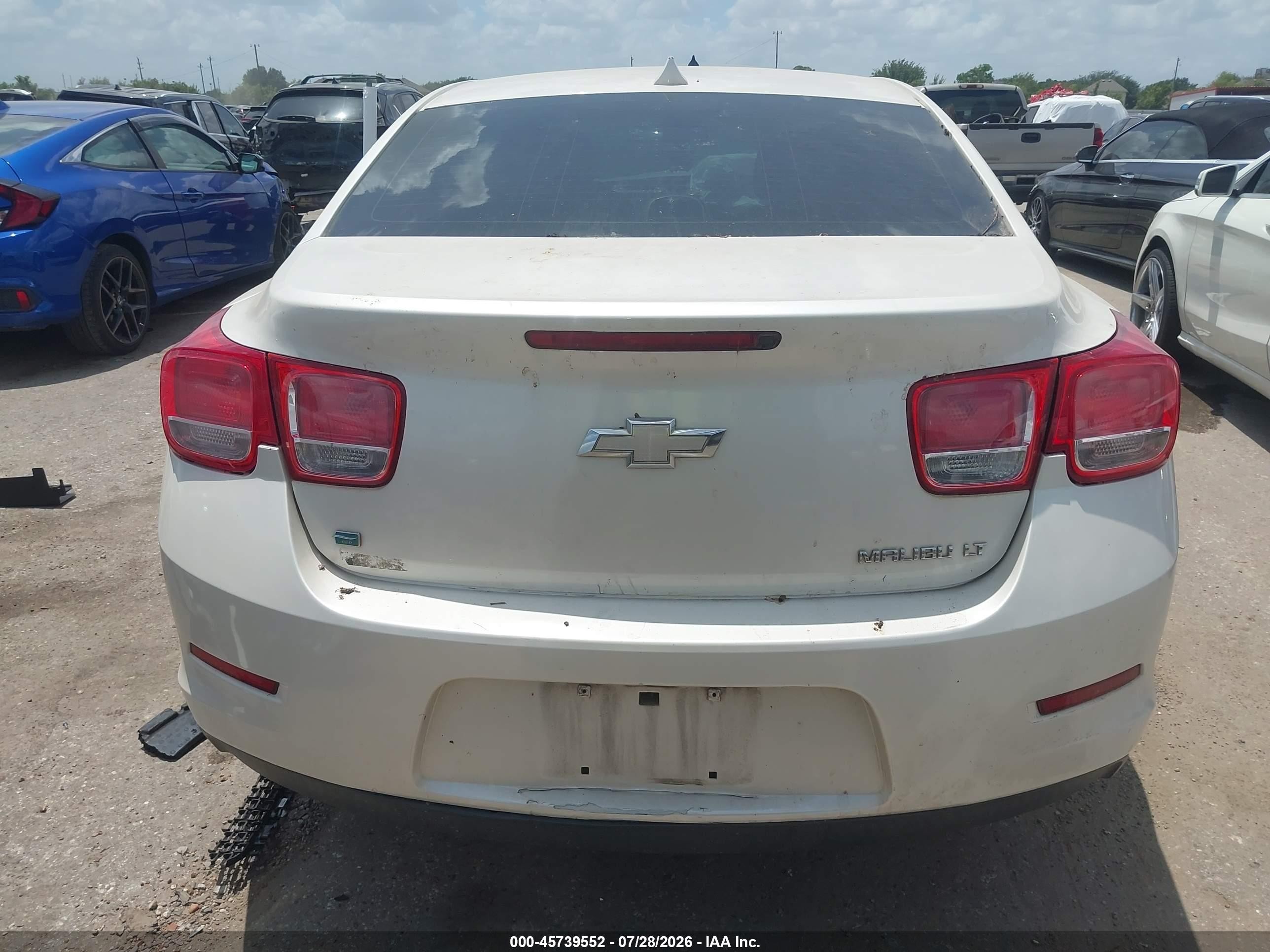 2014 Chevrolet Malibu 1lt White vin: 1G11C5SL2EF214520