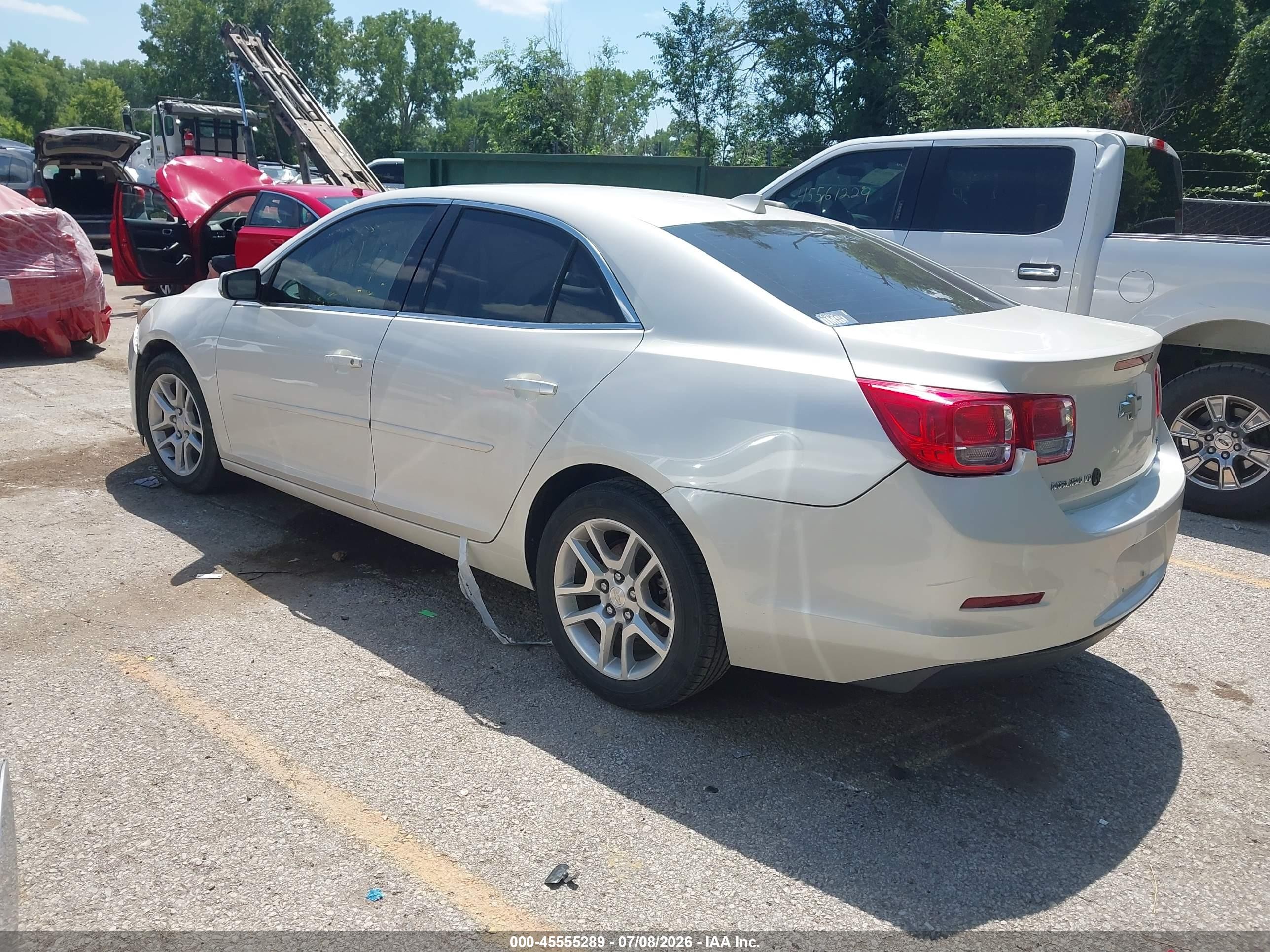 2014 Chevrolet Malibu 1lt White vin: 1G11C5SL2EF288827
