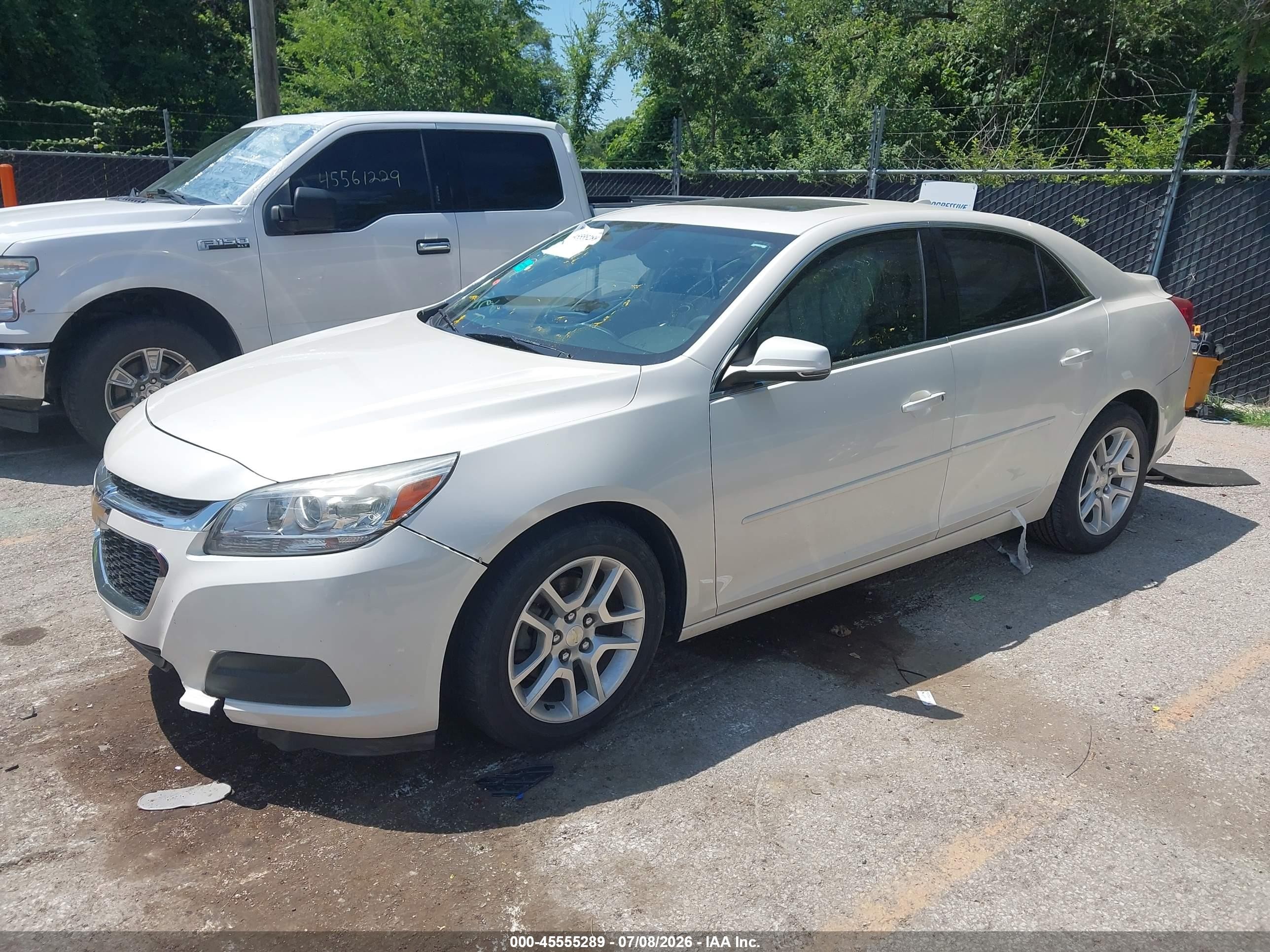 2014 Chevrolet Malibu 1lt White vin: 1G11C5SL2EF288827