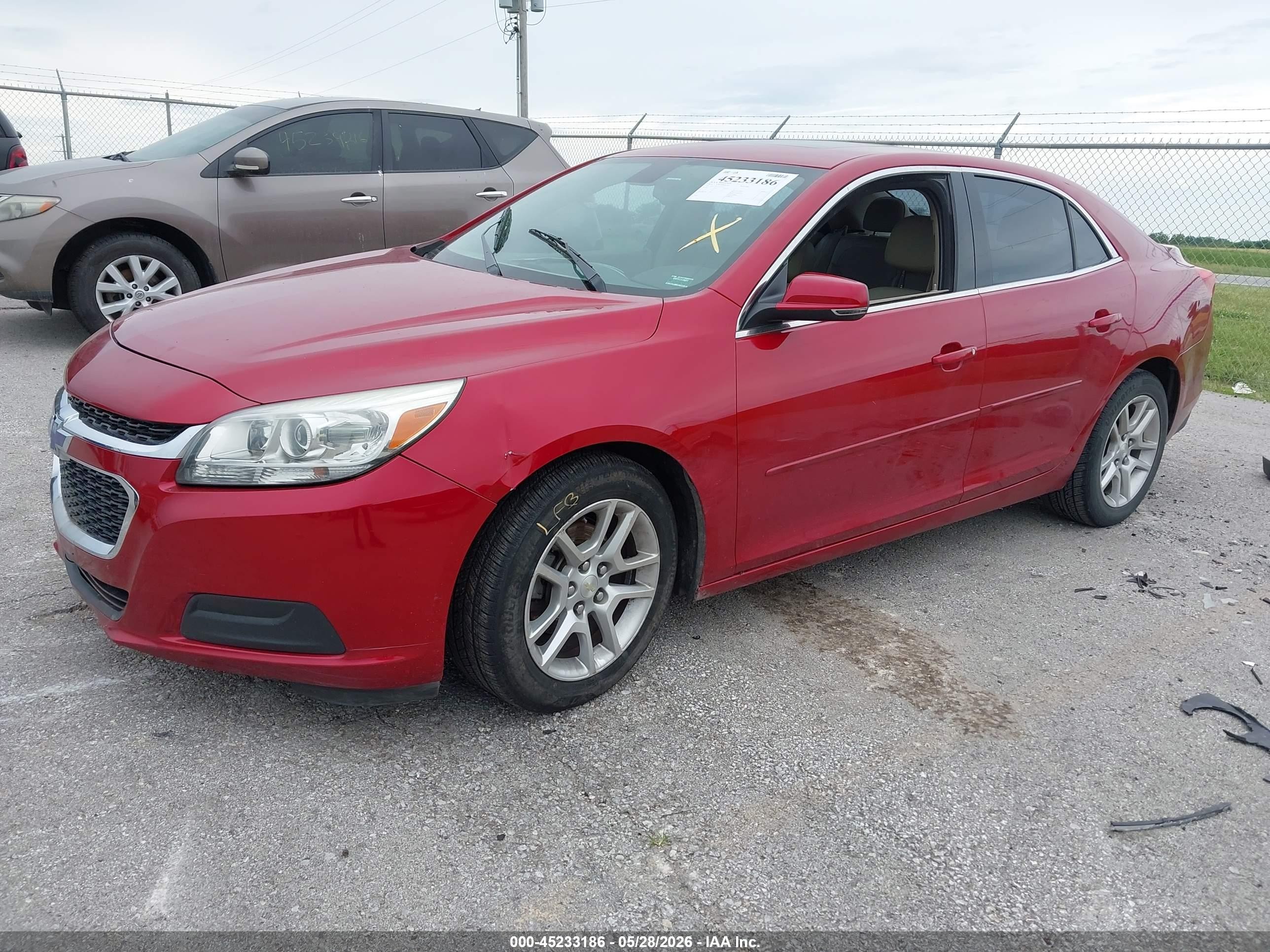 2014 Chevrolet Malibu 1lt Red vin: 1G11C5SL2EF291615