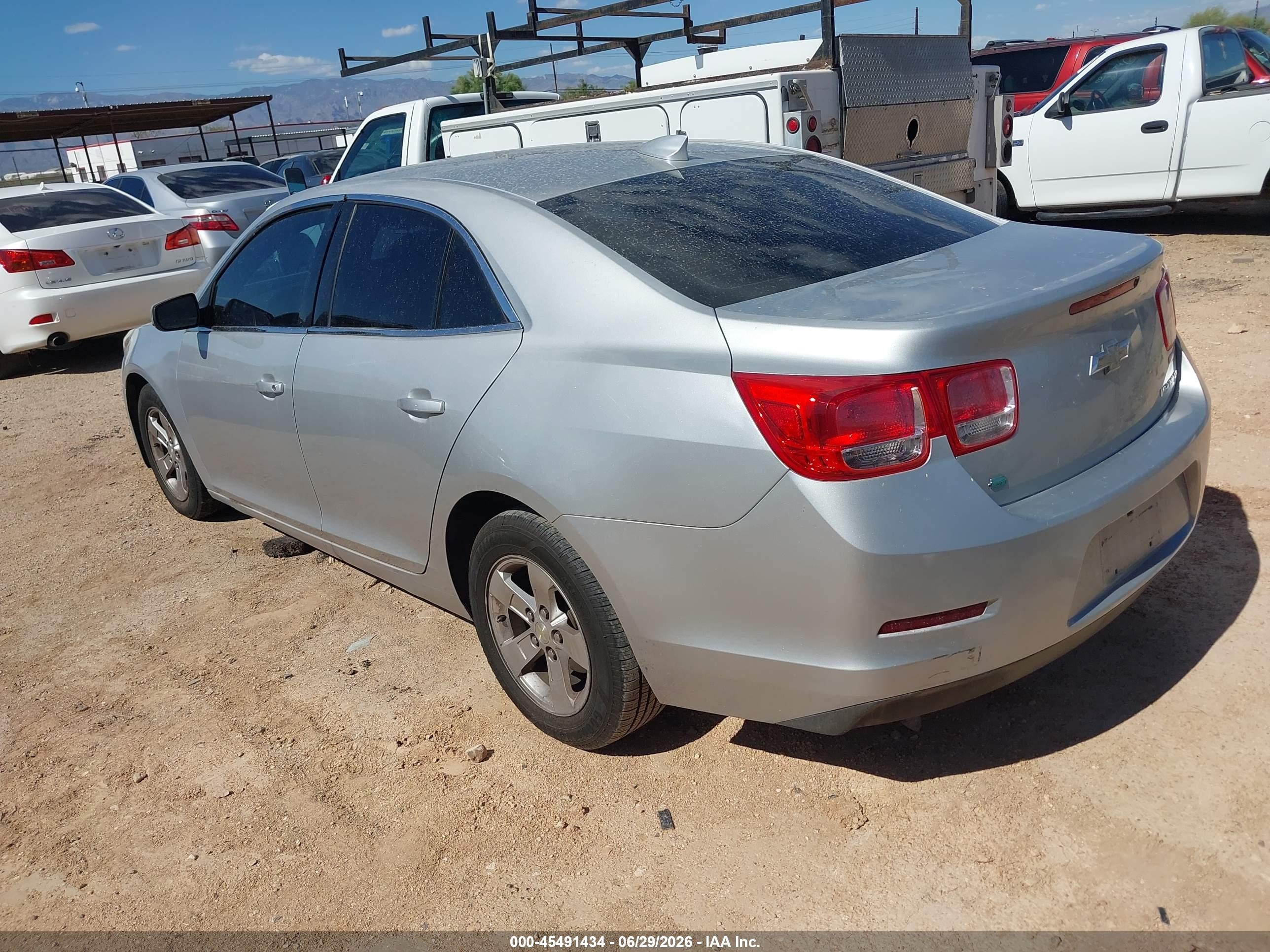 2015 Chevrolet Malibu 1lt Silver vin: 1G11C5SL2FF132398