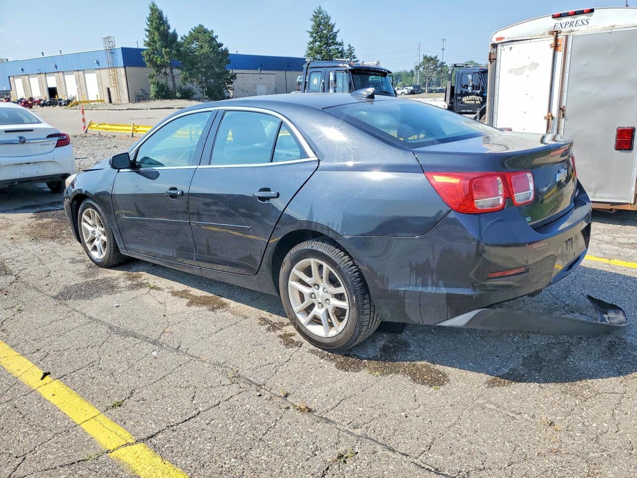 2015 Chevrolet Malibu 1lt Charcoal vin: 1G11C5SL2FF137357