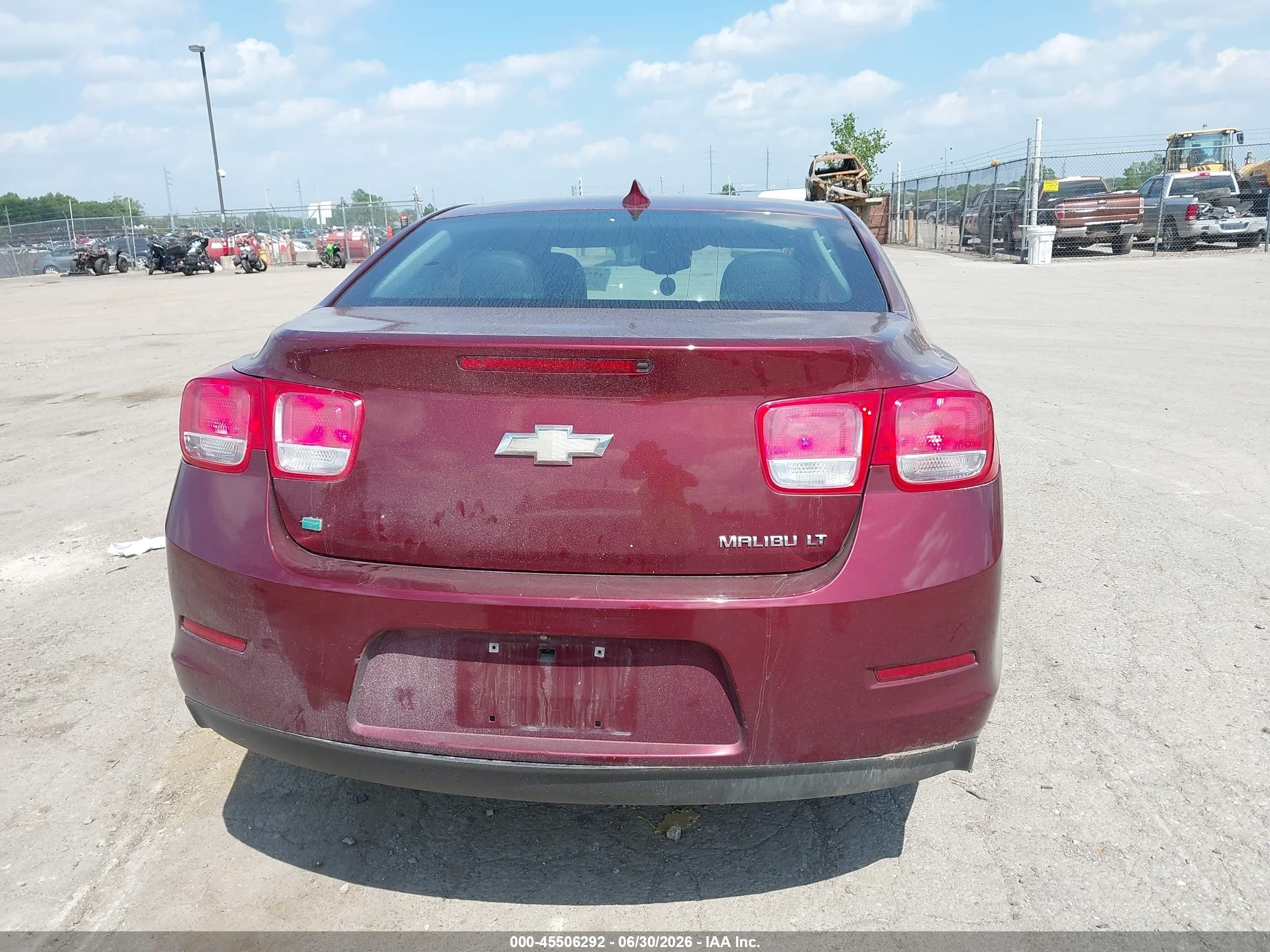 2015 Chevrolet Malibu 1lt Burgundy vin: 1G11C5SL2FF148780