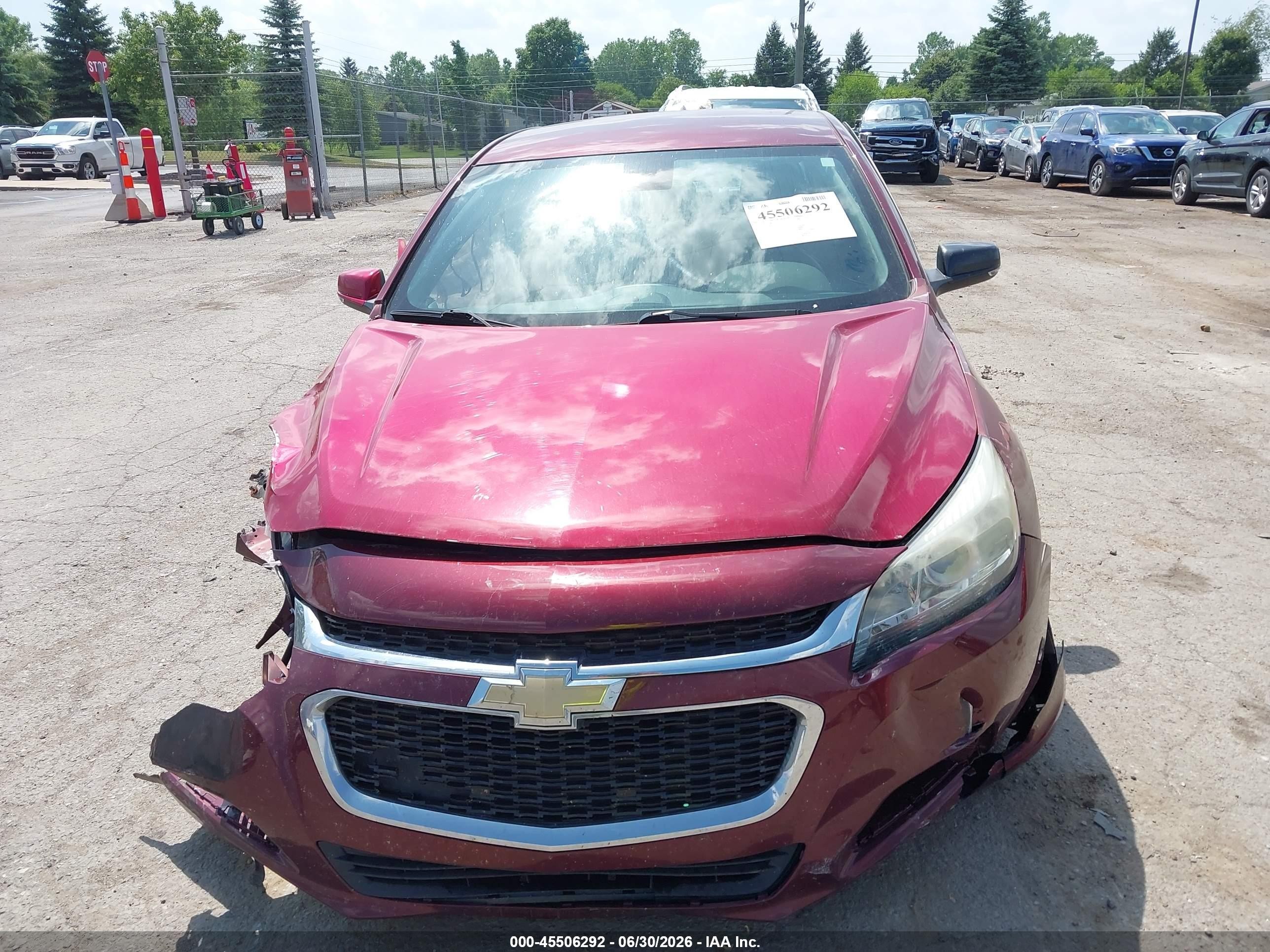 2015 Chevrolet Malibu 1lt Burgundy vin: 1G11C5SL2FF148780