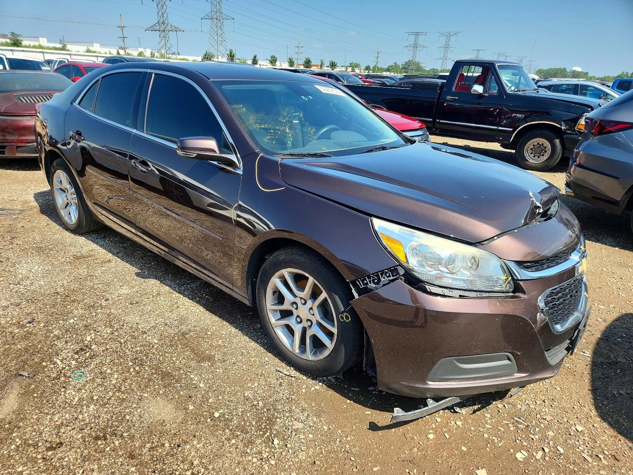 2015 Chevrolet Malibu 1lt Burgundy vin: 1G11C5SL2FF167264