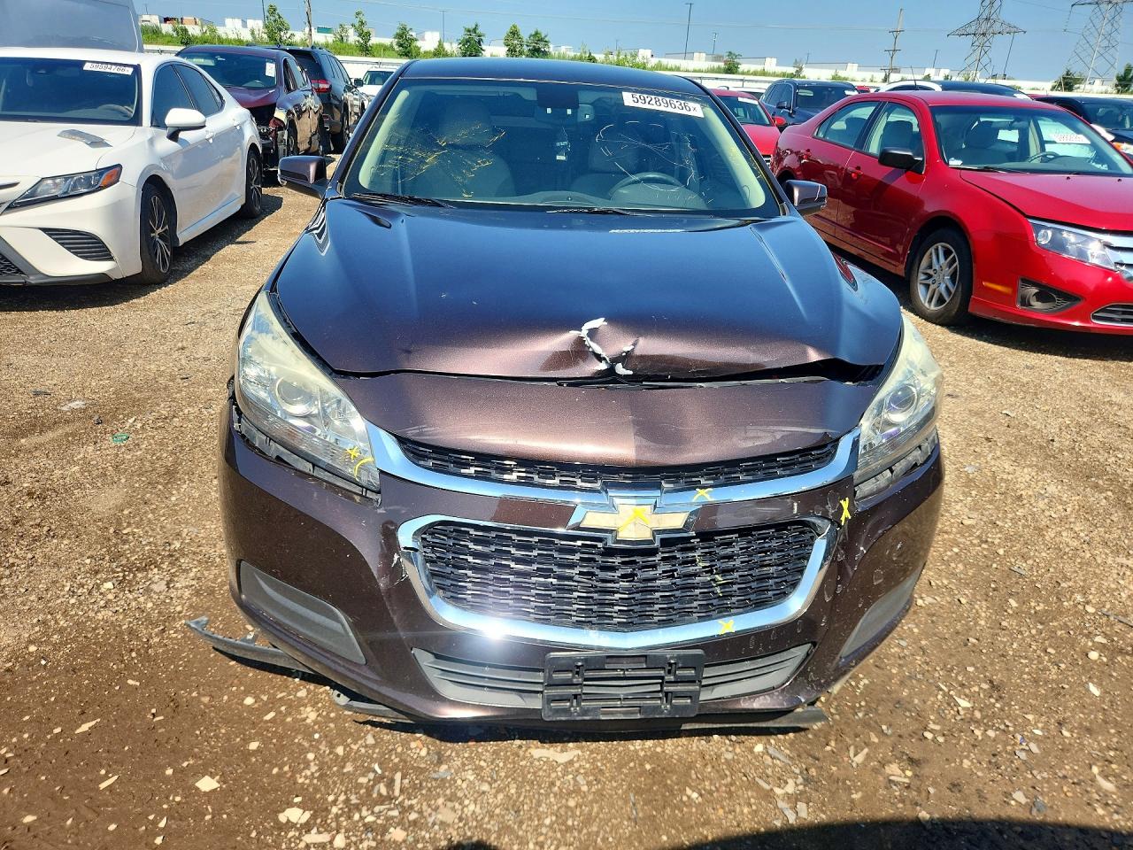 2015 Chevrolet Malibu 1lt Burgundy vin: 1G11C5SL2FF167264