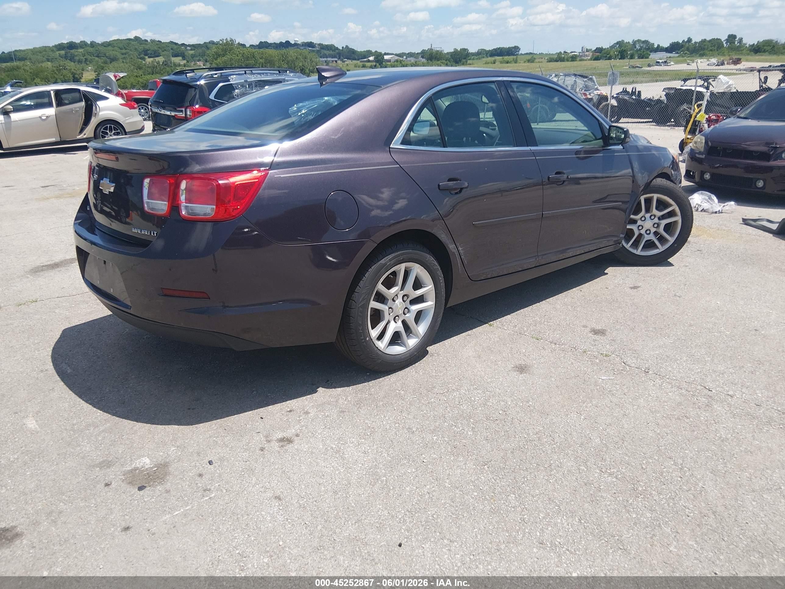 2015 Chevrolet Malibu 1lt Purple vin: 1G11C5SL2FF198479
