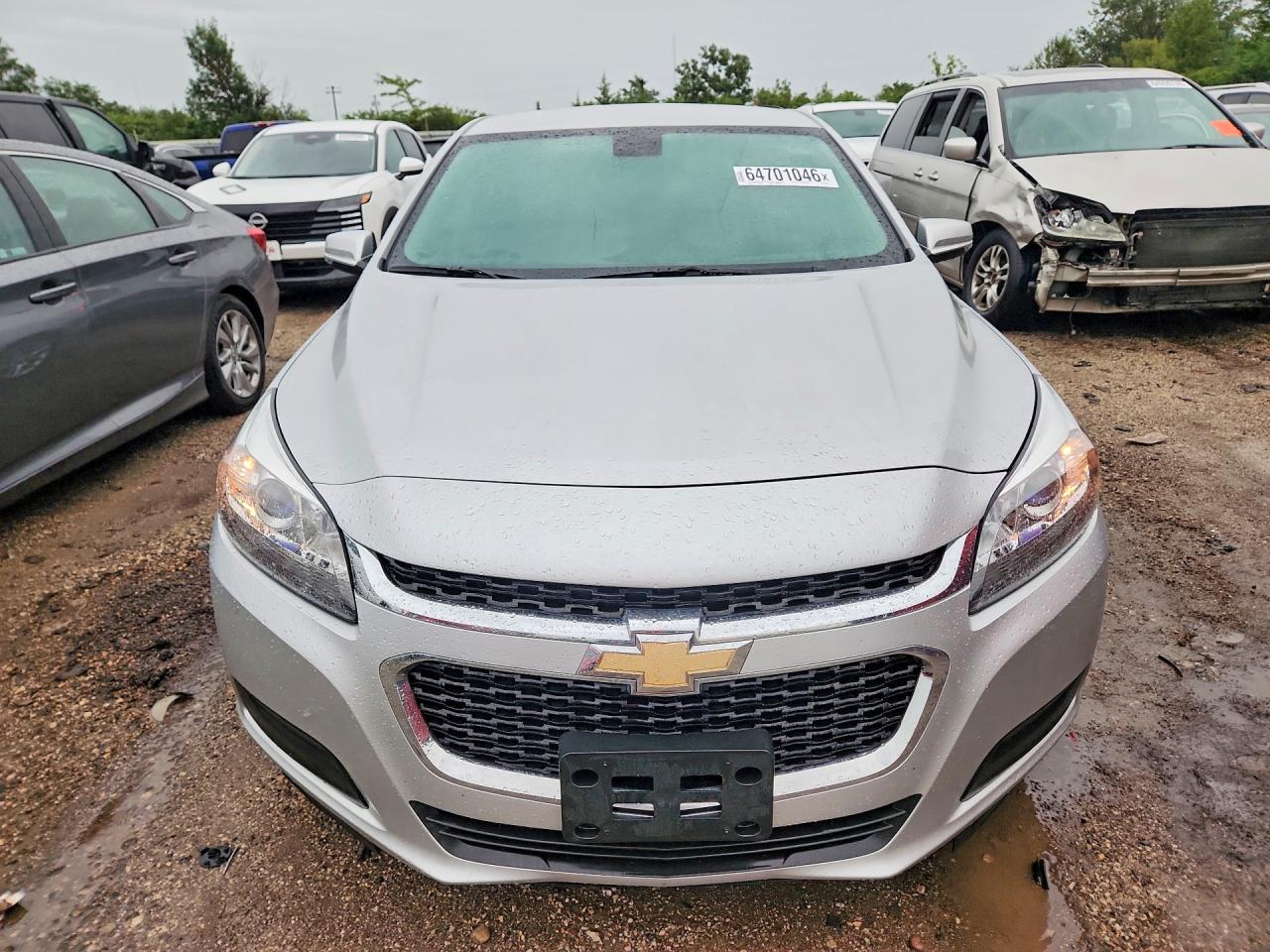 2015 Chevrolet Malibu 1lt Silver vin: 1G11C5SL2FF207293