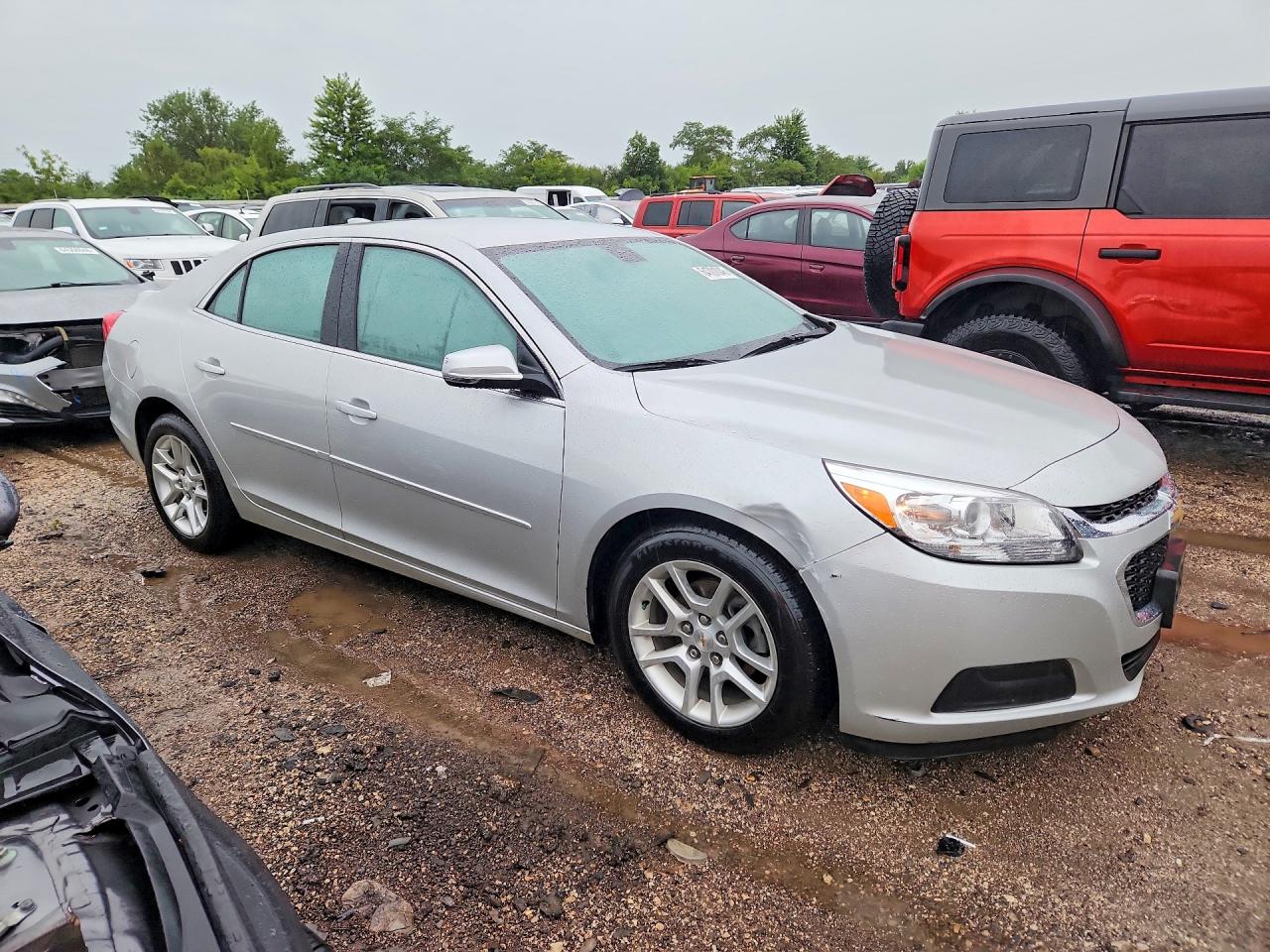 2015 Chevrolet Malibu 1lt Silver vin: 1G11C5SL2FF207293