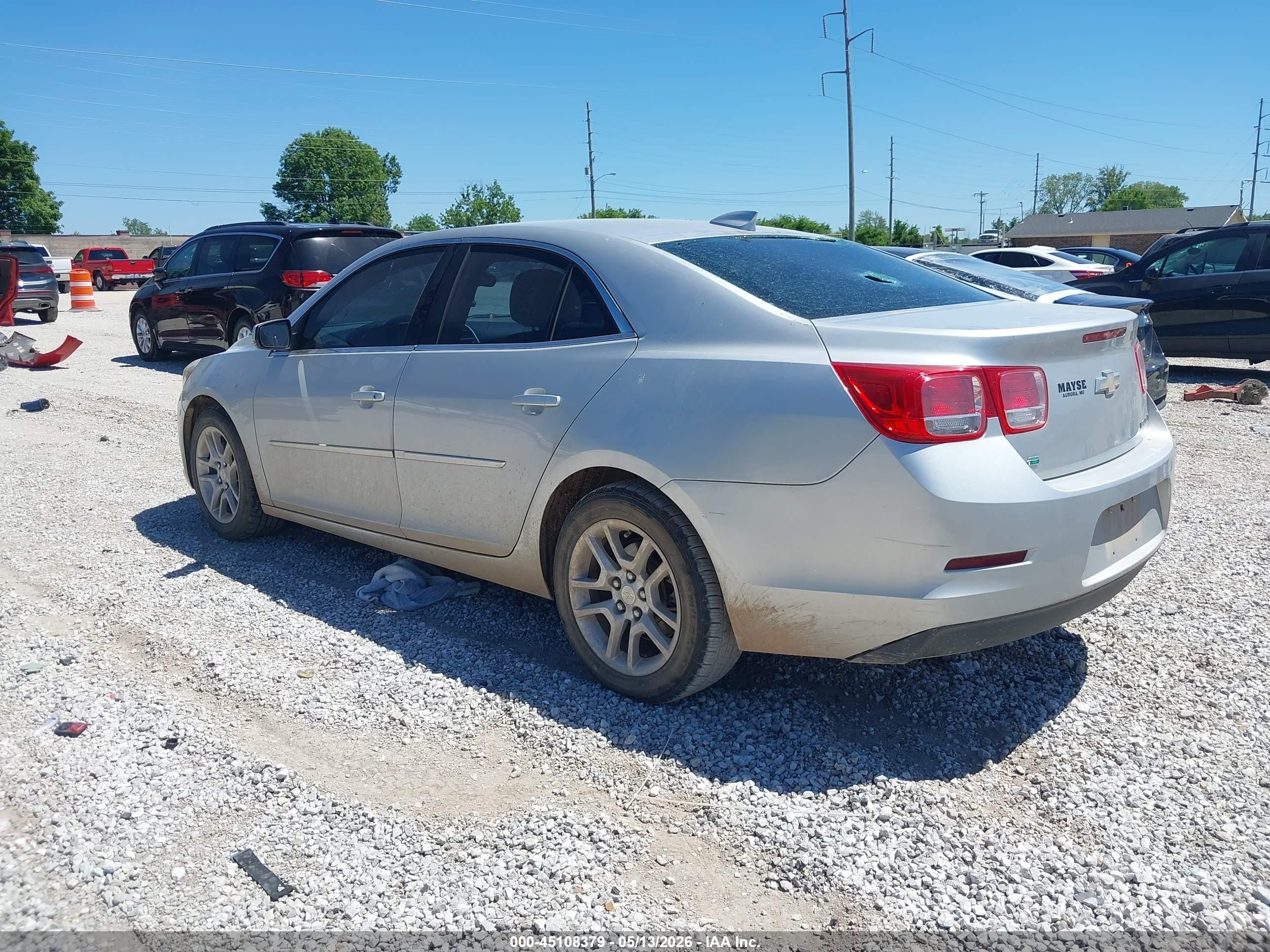 2015 Chevrolet Malibu 1lt Silver vin: 1G11C5SL2FF239709