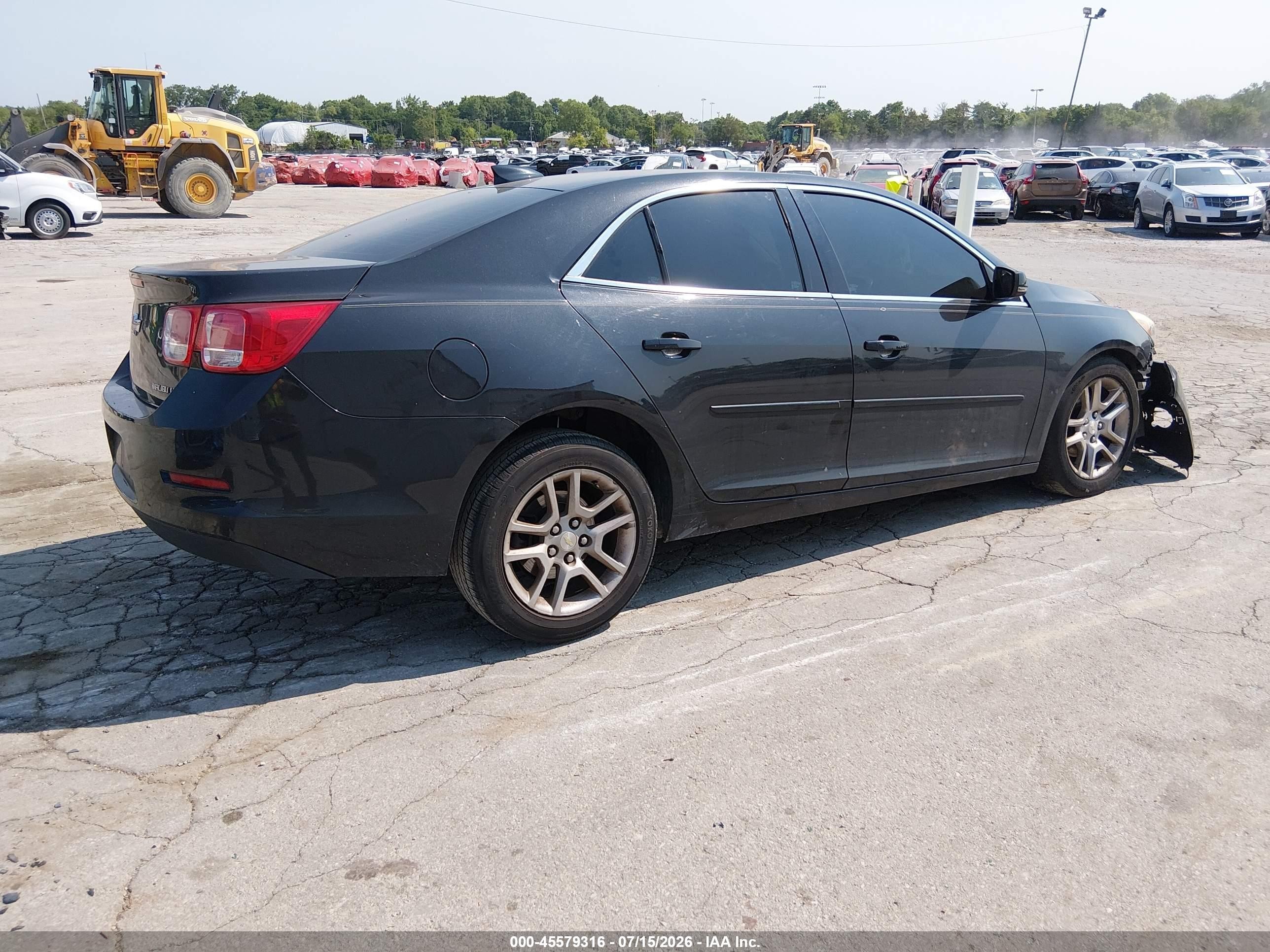 2015 Chevrolet Malibu 1lt Black vin: 1G11C5SL2FF248717