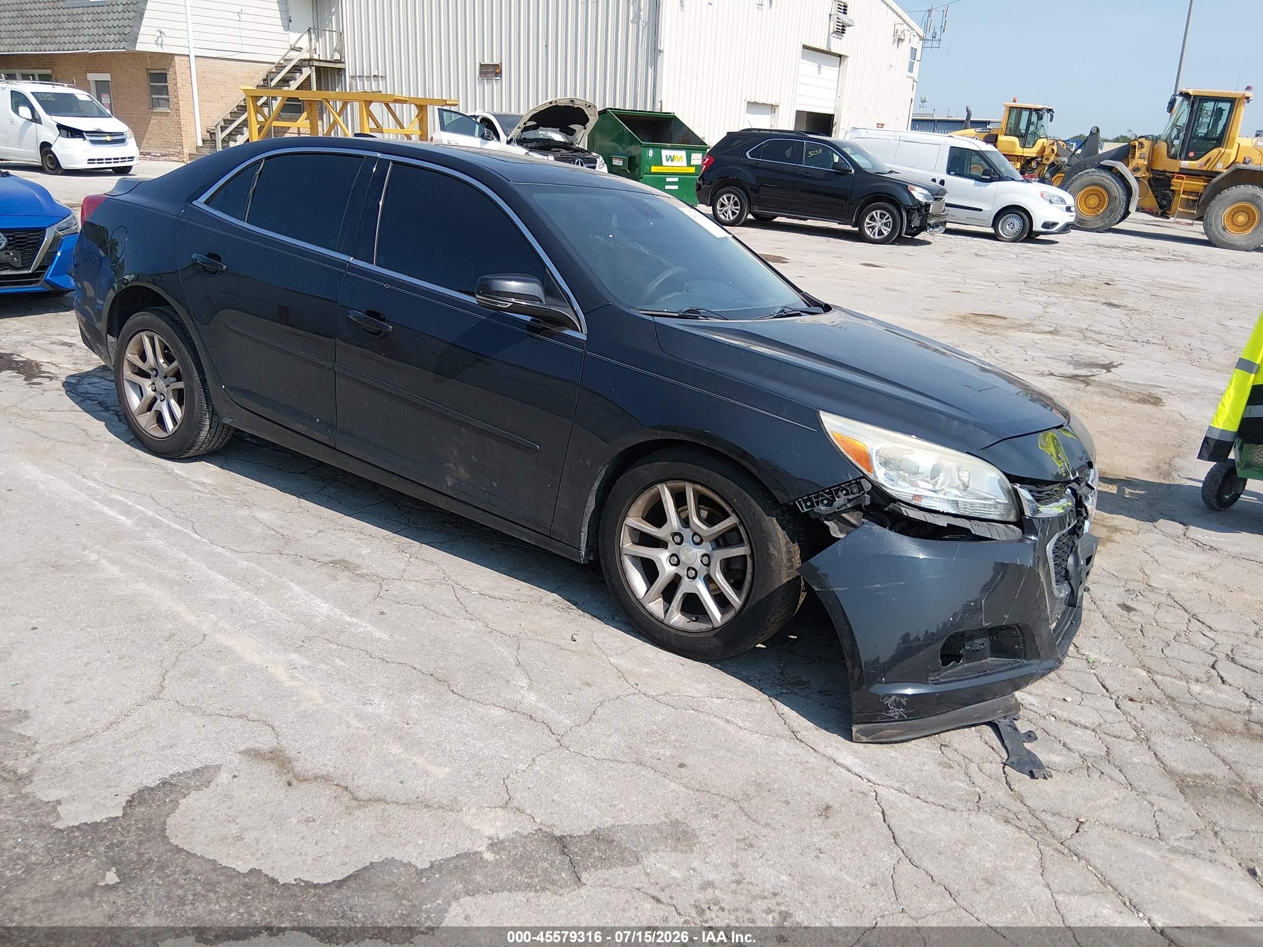 2015 Chevrolet Malibu 1lt Black vin: 1G11C5SL2FF248717