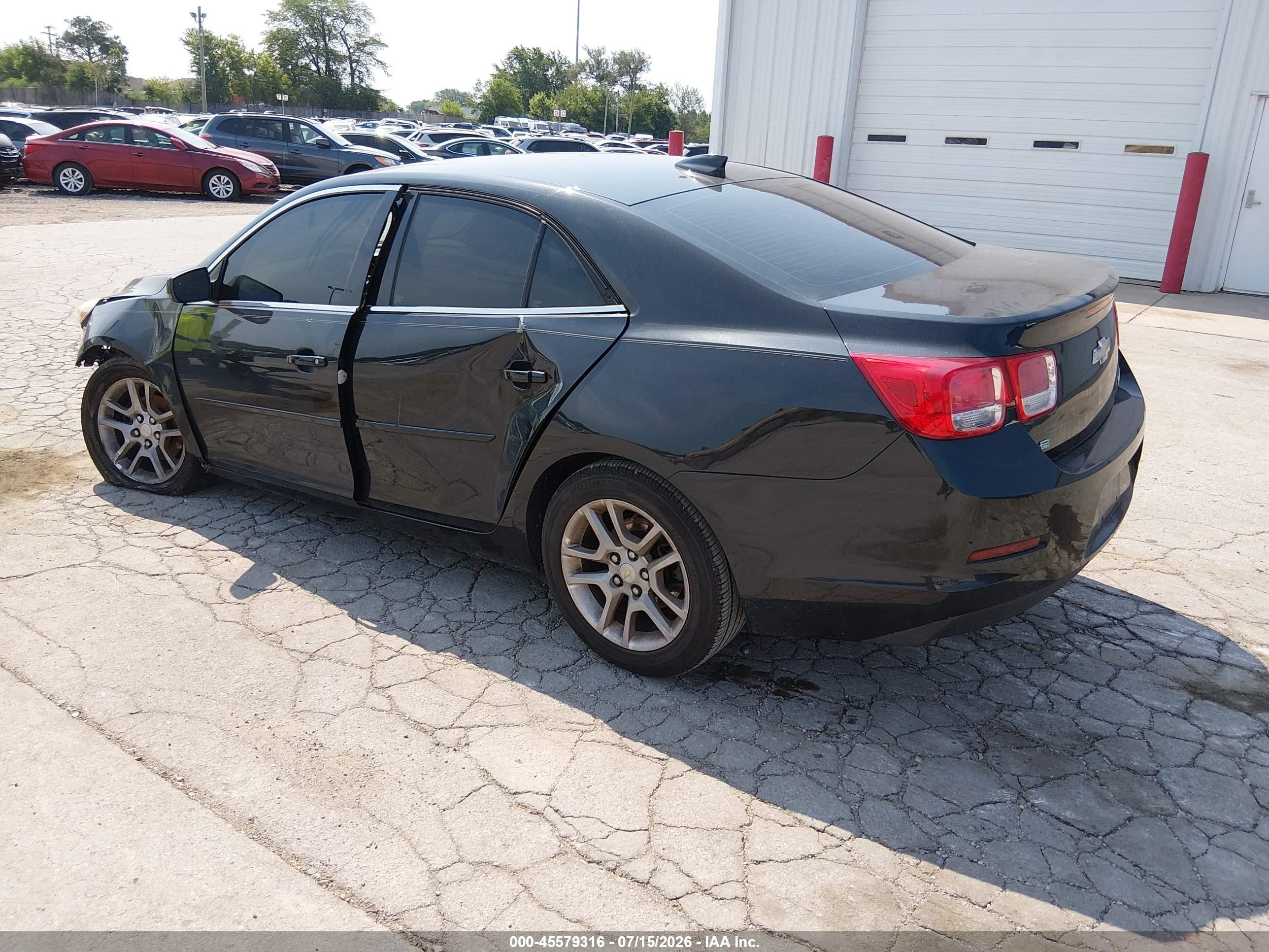 2015 Chevrolet Malibu 1lt Black vin: 1G11C5SL2FF248717