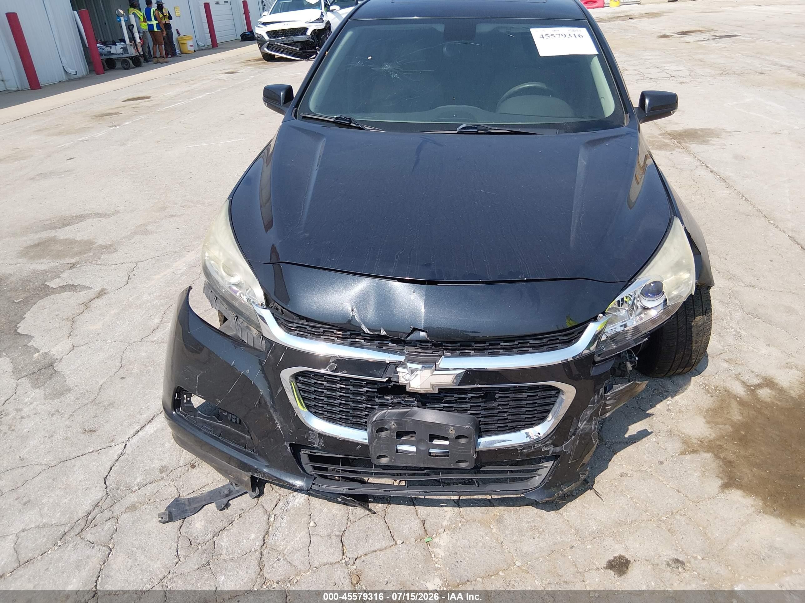 2015 Chevrolet Malibu 1lt Black vin: 1G11C5SL2FF248717