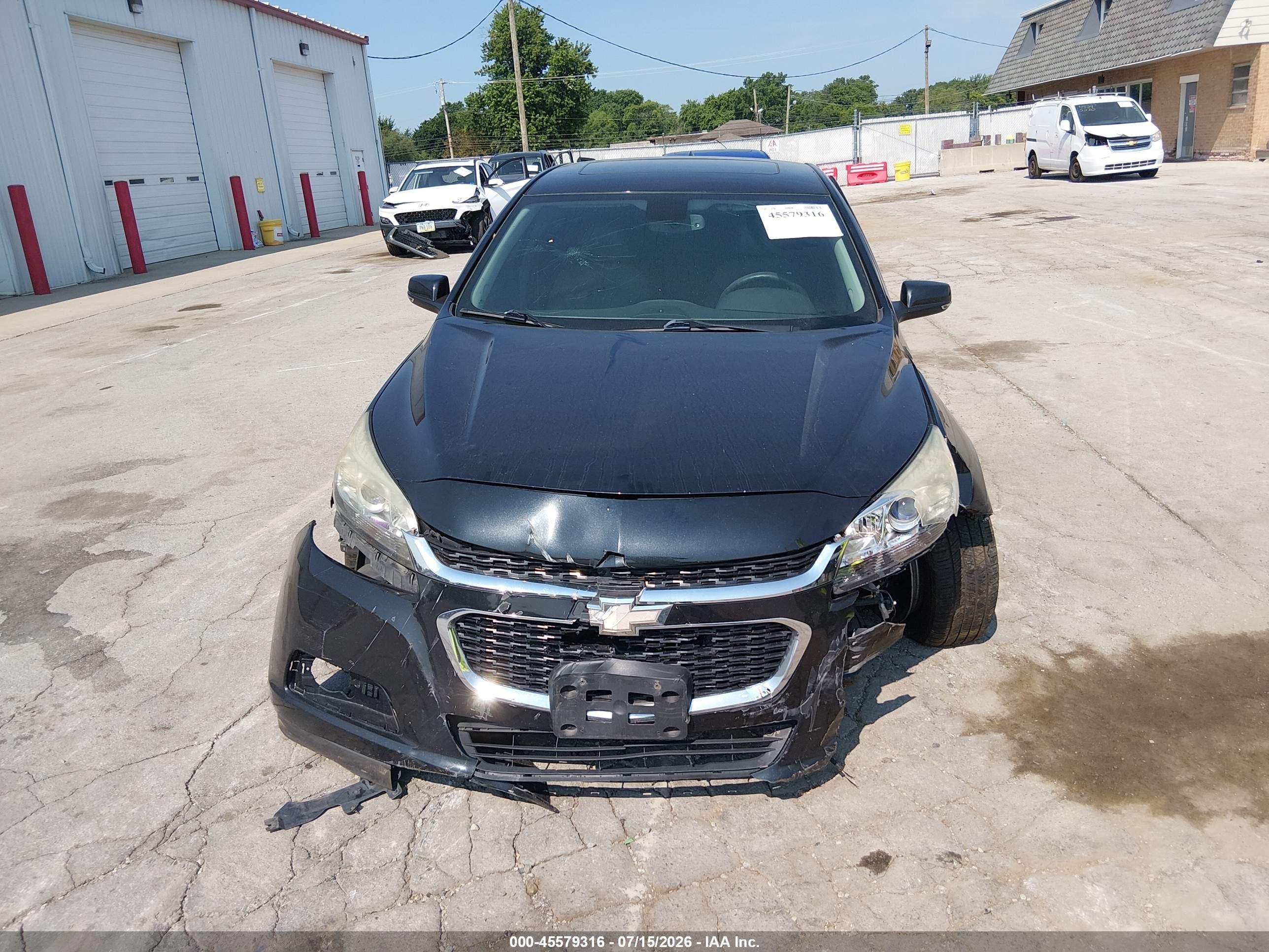 2015 Chevrolet Malibu 1lt Black vin: 1G11C5SL2FF248717