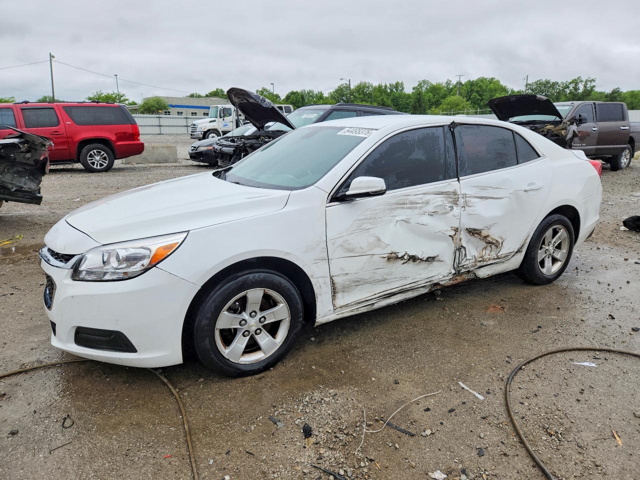 2015 Chevrolet Malibu 1lt White vin: 1G11C5SL2FF272077