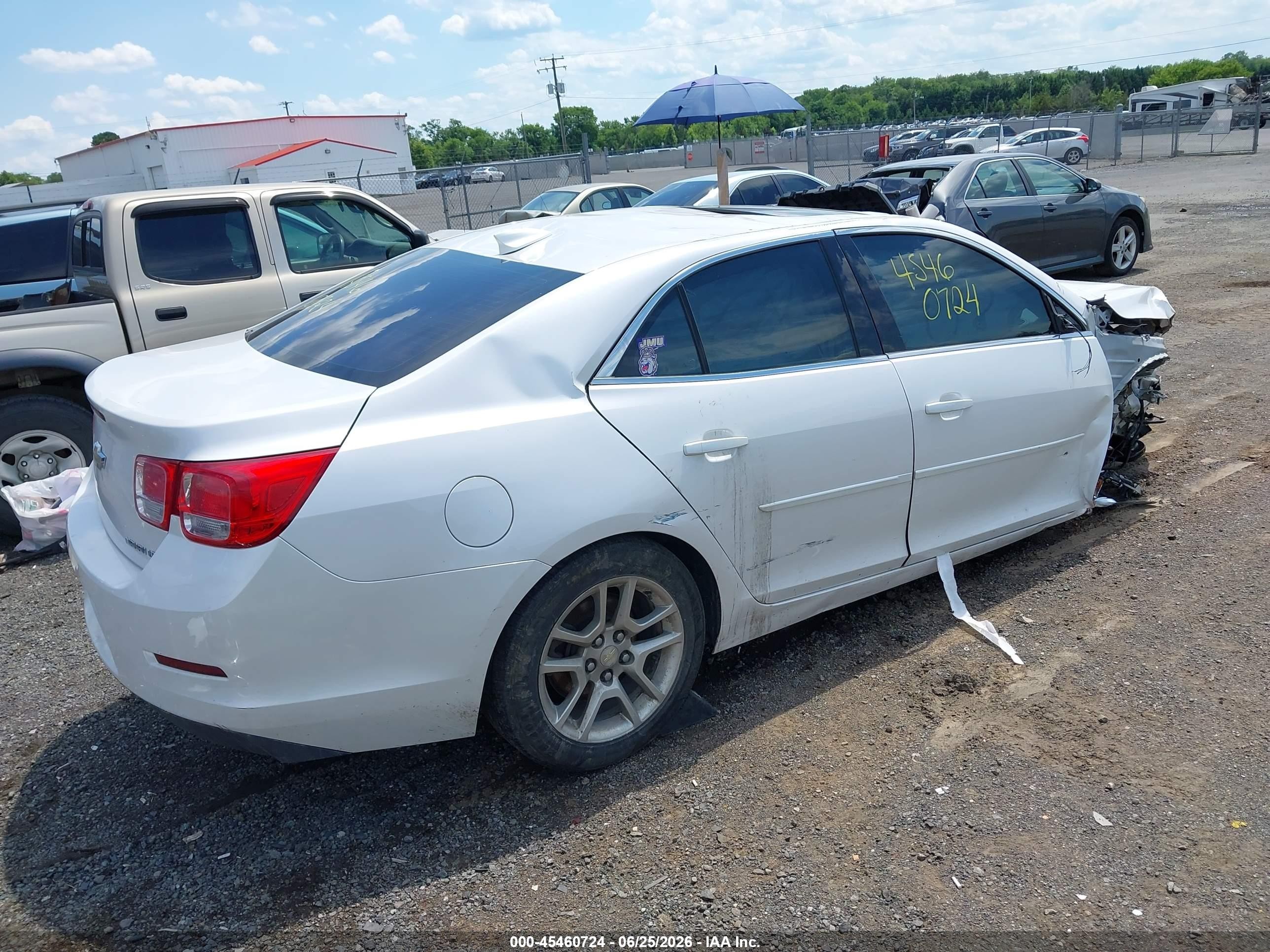 2015 Chevrolet Malibu 1lt White vin: 1G11C5SL2FF283855