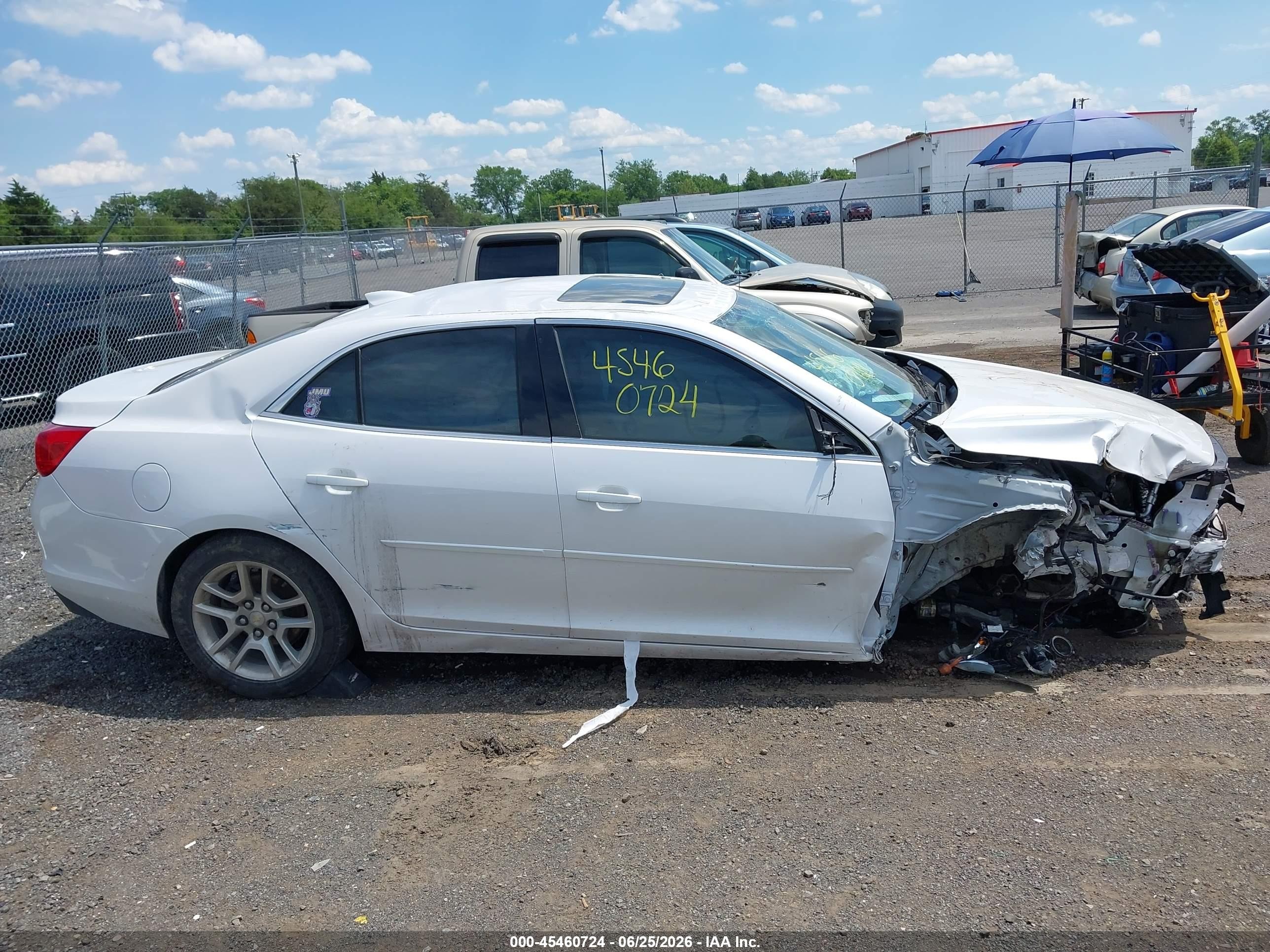 2015 Chevrolet Malibu 1lt White vin: 1G11C5SL2FF283855