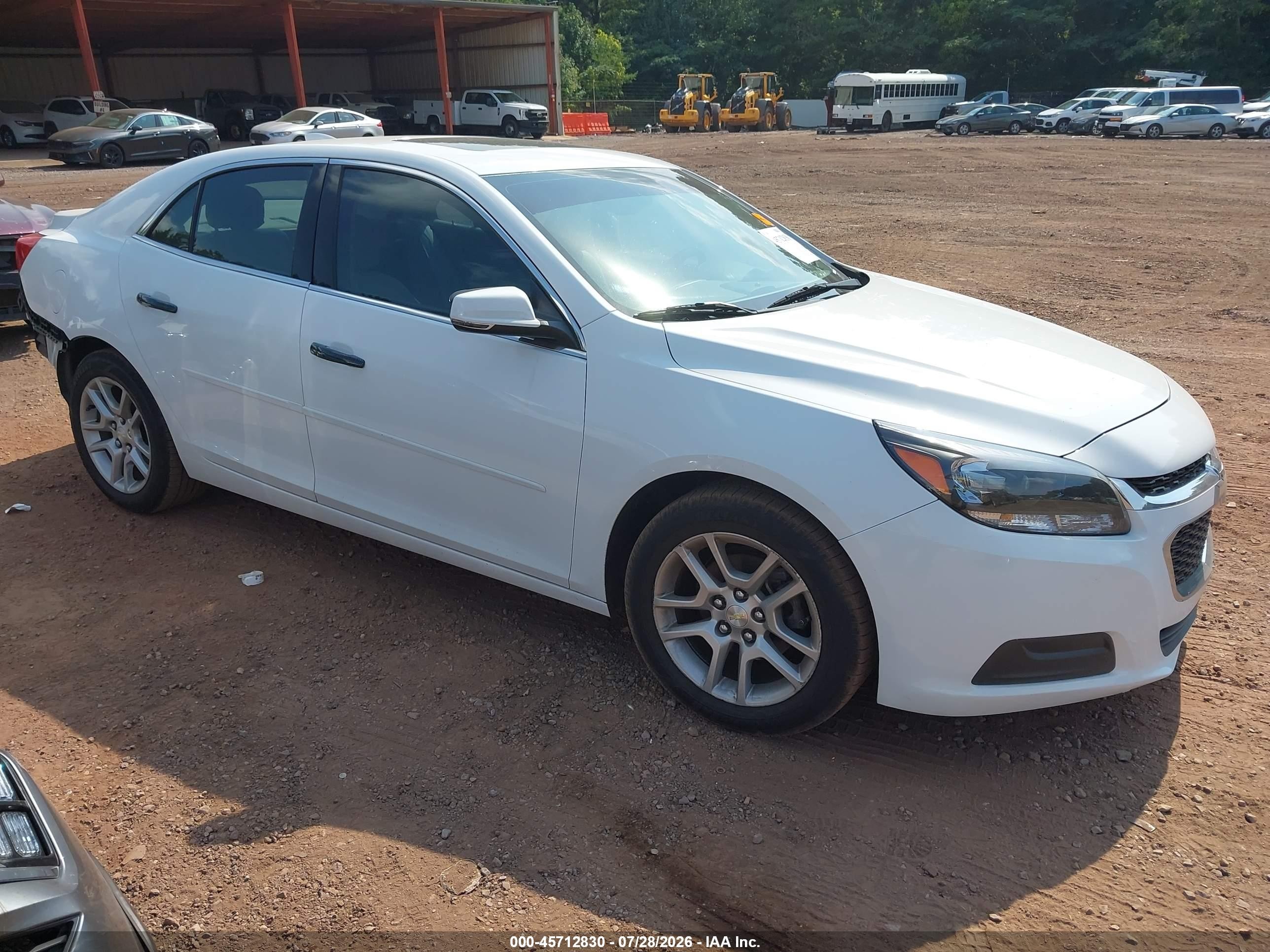 2015 Chevrolet Malibu 1lt White vin: 1G11C5SL2FF346615
