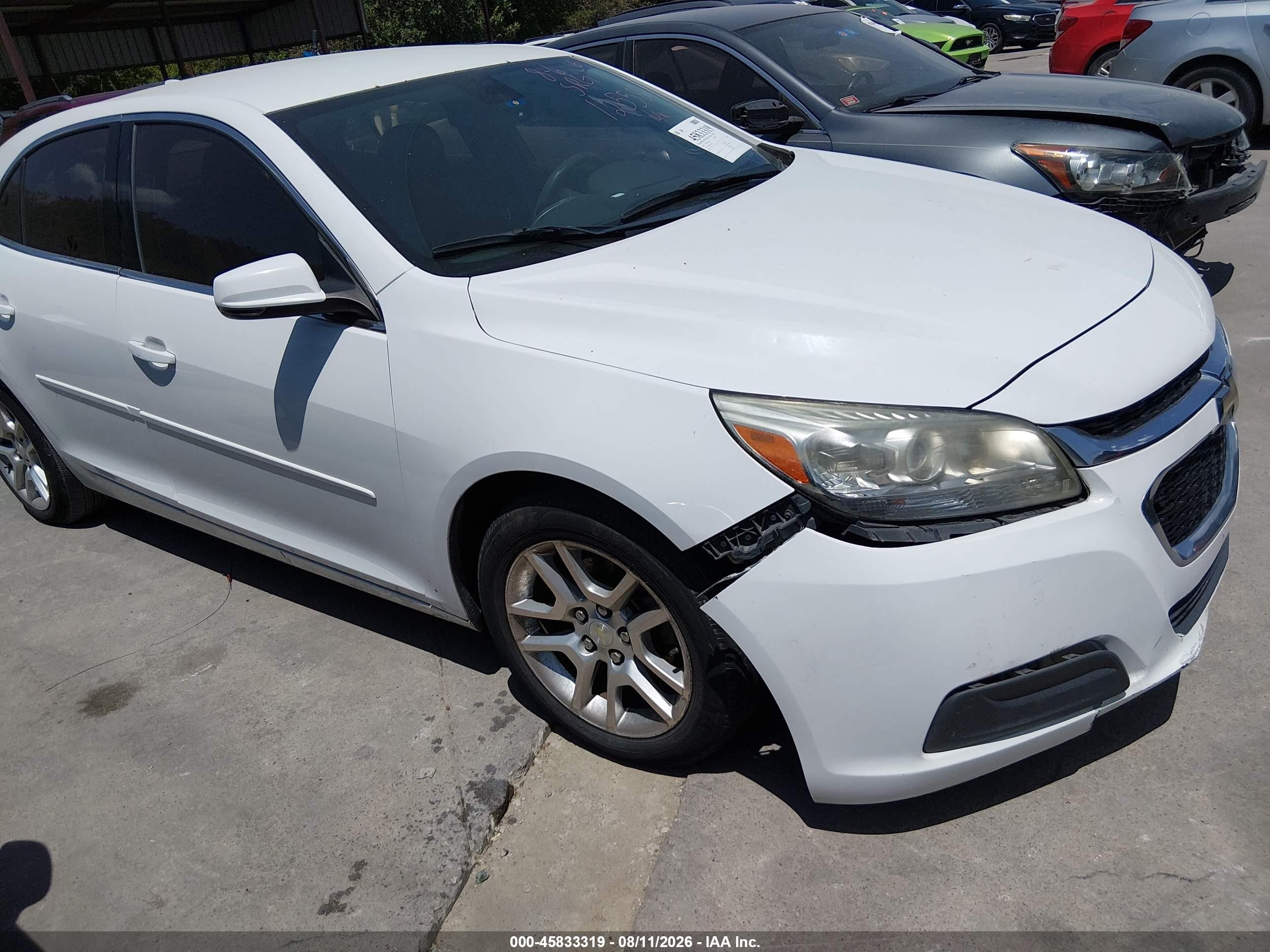 2014 Chevrolet Malibu 1lt White vin: 1G11C5SL3EF125586