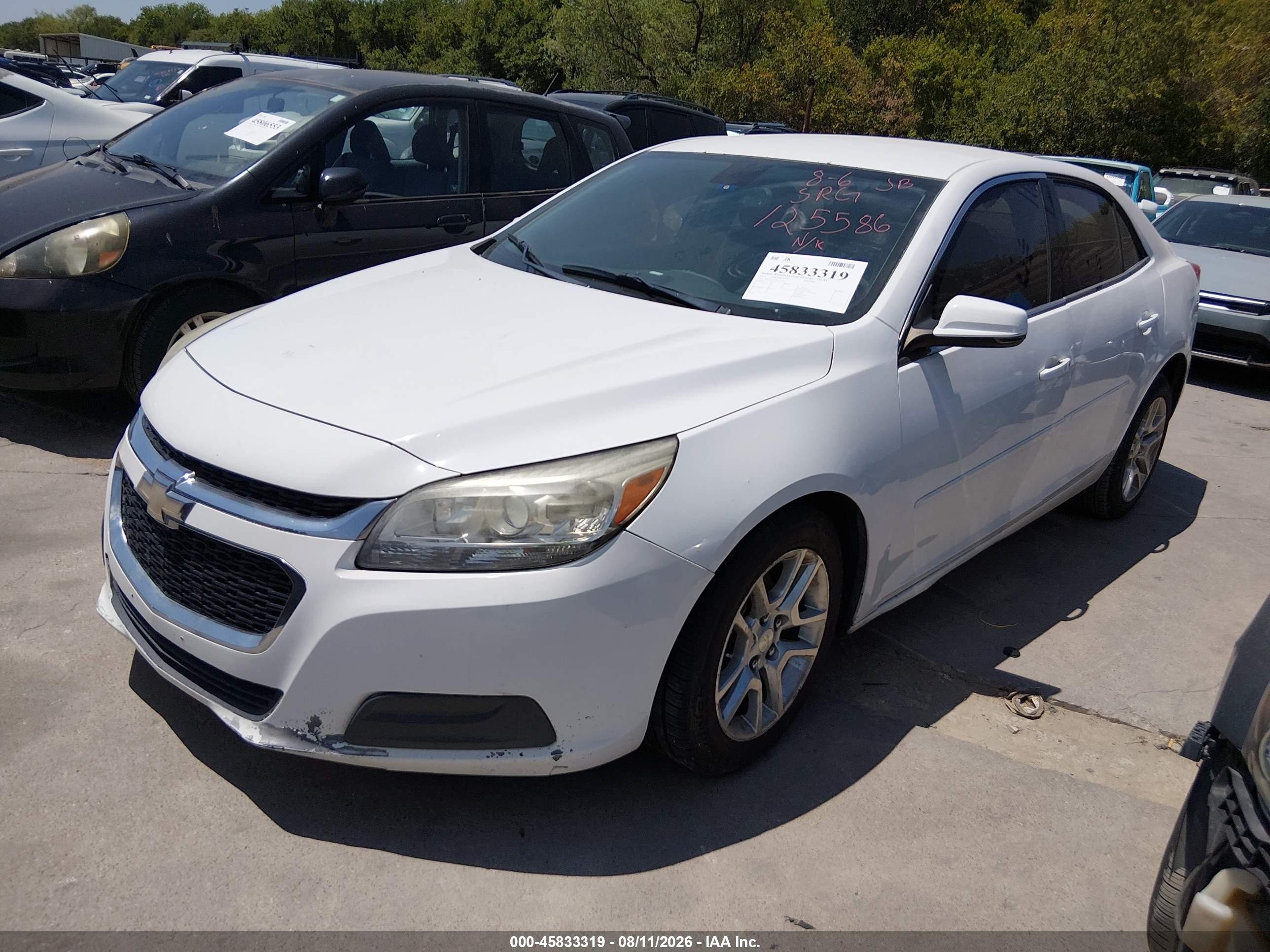 2014 Chevrolet Malibu 1lt White vin: 1G11C5SL3EF125586