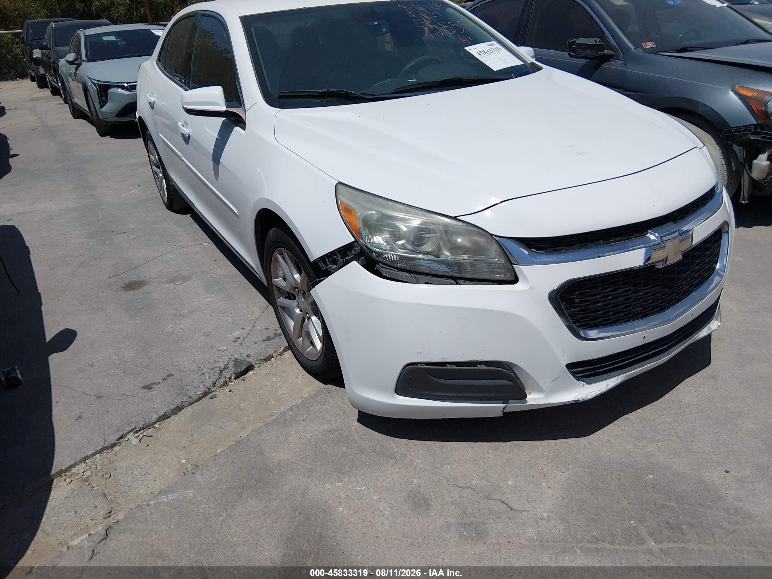 2014 Chevrolet Malibu 1lt White vin: 1G11C5SL3EF125586