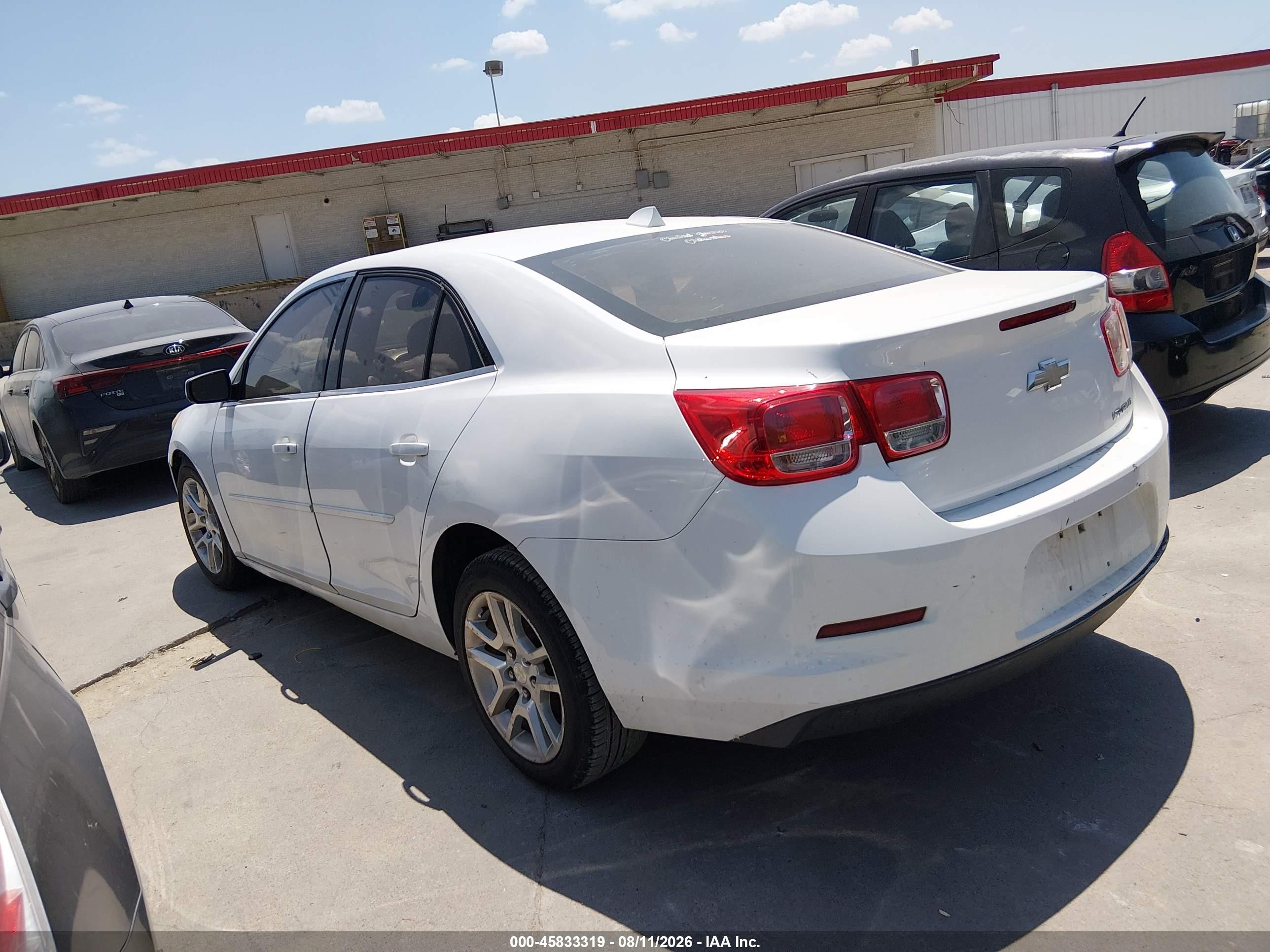 2014 Chevrolet Malibu 1lt White vin: 1G11C5SL3EF125586