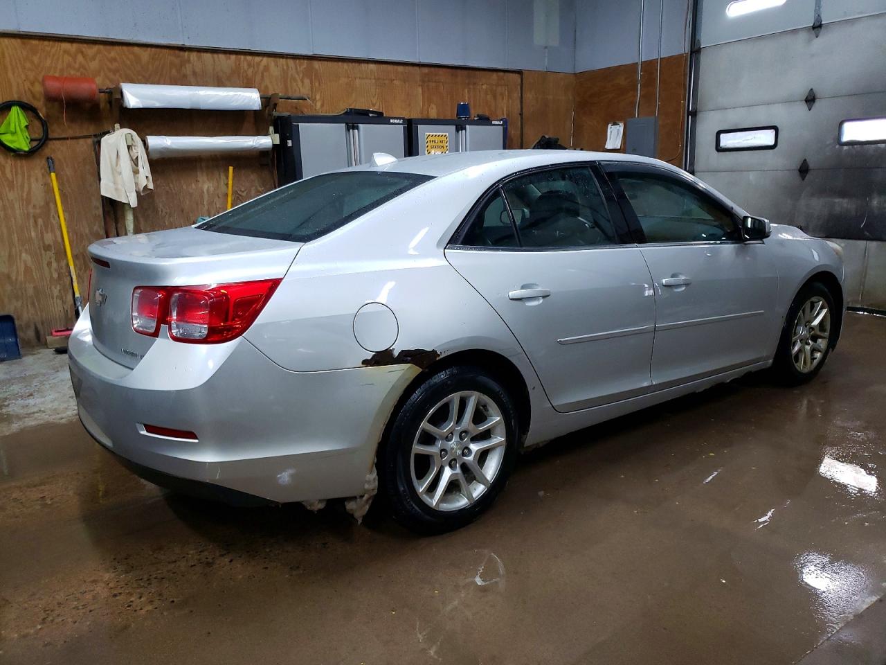 2014 Chevrolet Malibu 1lt Silver vin: 1G11C5SL3EF153565