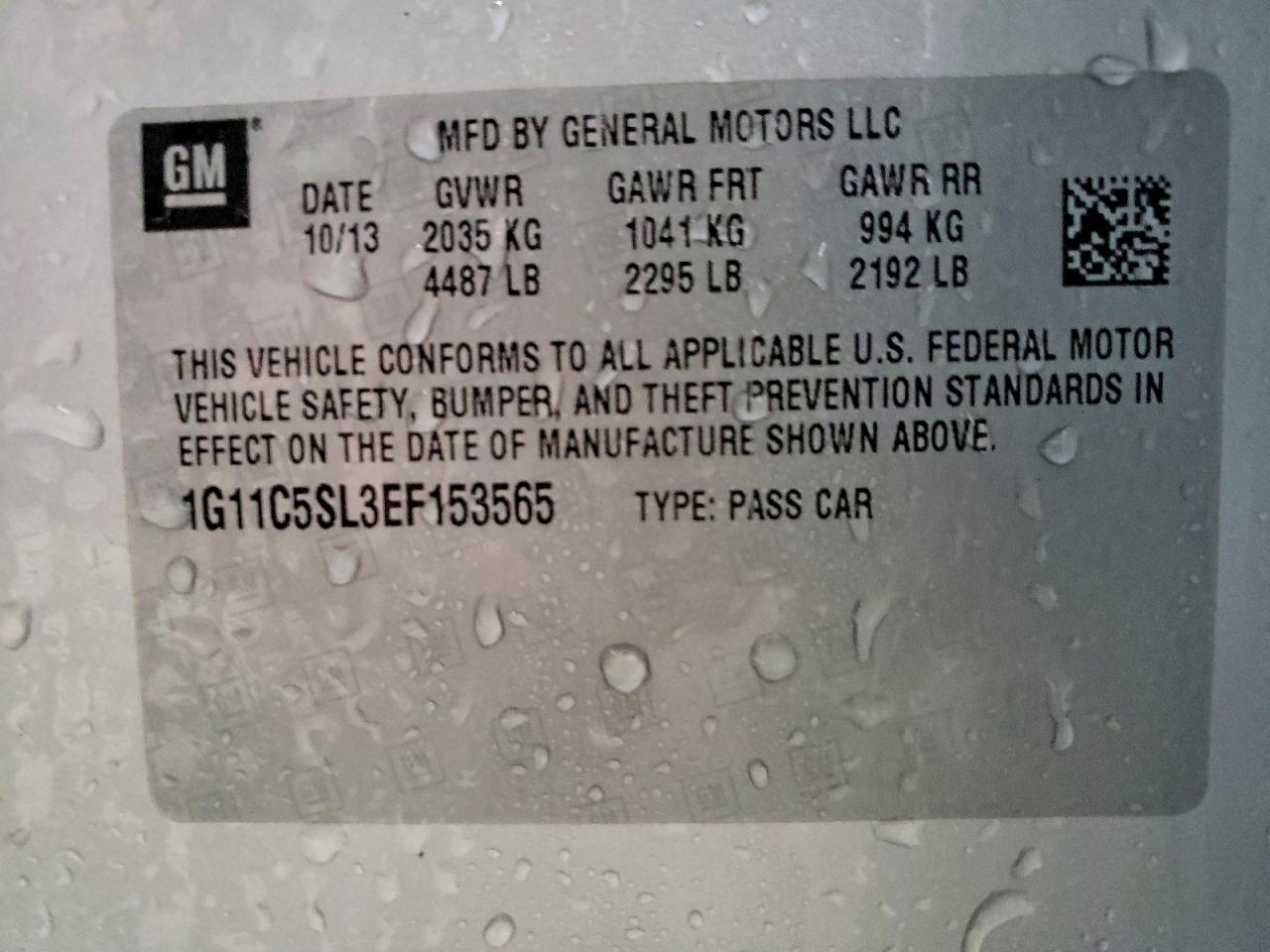 2014 Chevrolet Malibu 1lt Silver vin: 1G11C5SL3EF153565